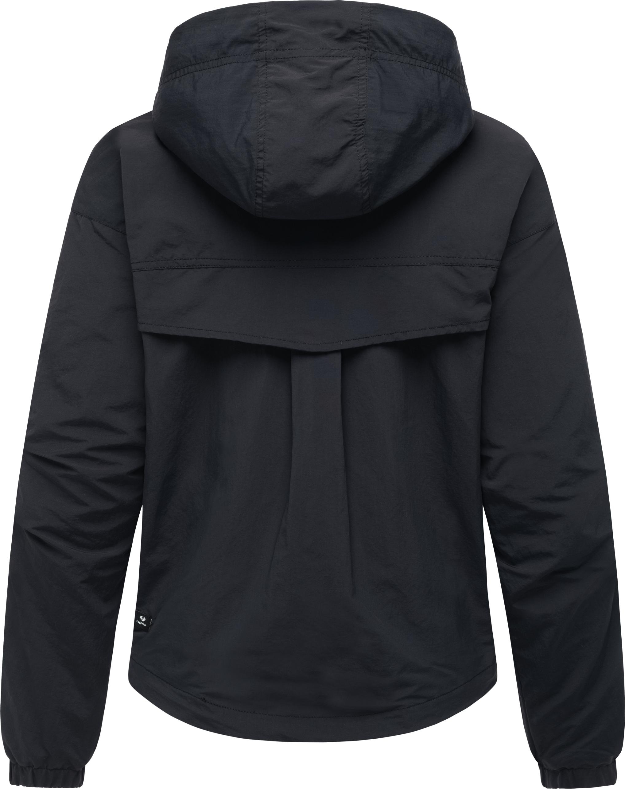 Ragwear Outdoorjacke »Cerys«, mit Kapuze, kurze Damen Übergangsjacke mit verstaubarer Kapuze