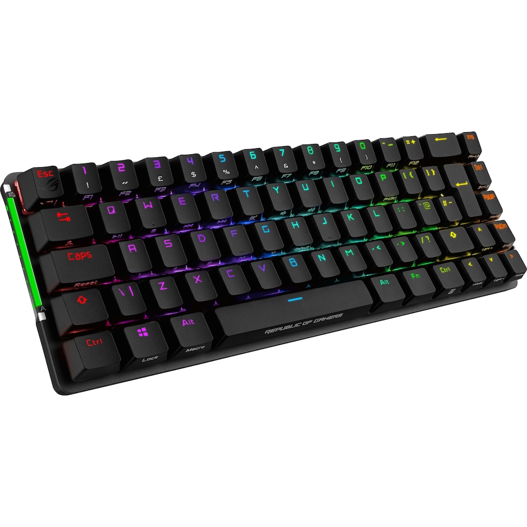 Asus Gaming-Tastatur »ROG Falchion«, (Multimedia-Tasten-Windows-Sperrtaste-Makrotasten-Fn-Tasten-Profil-Speicher-USB-Anschluss)