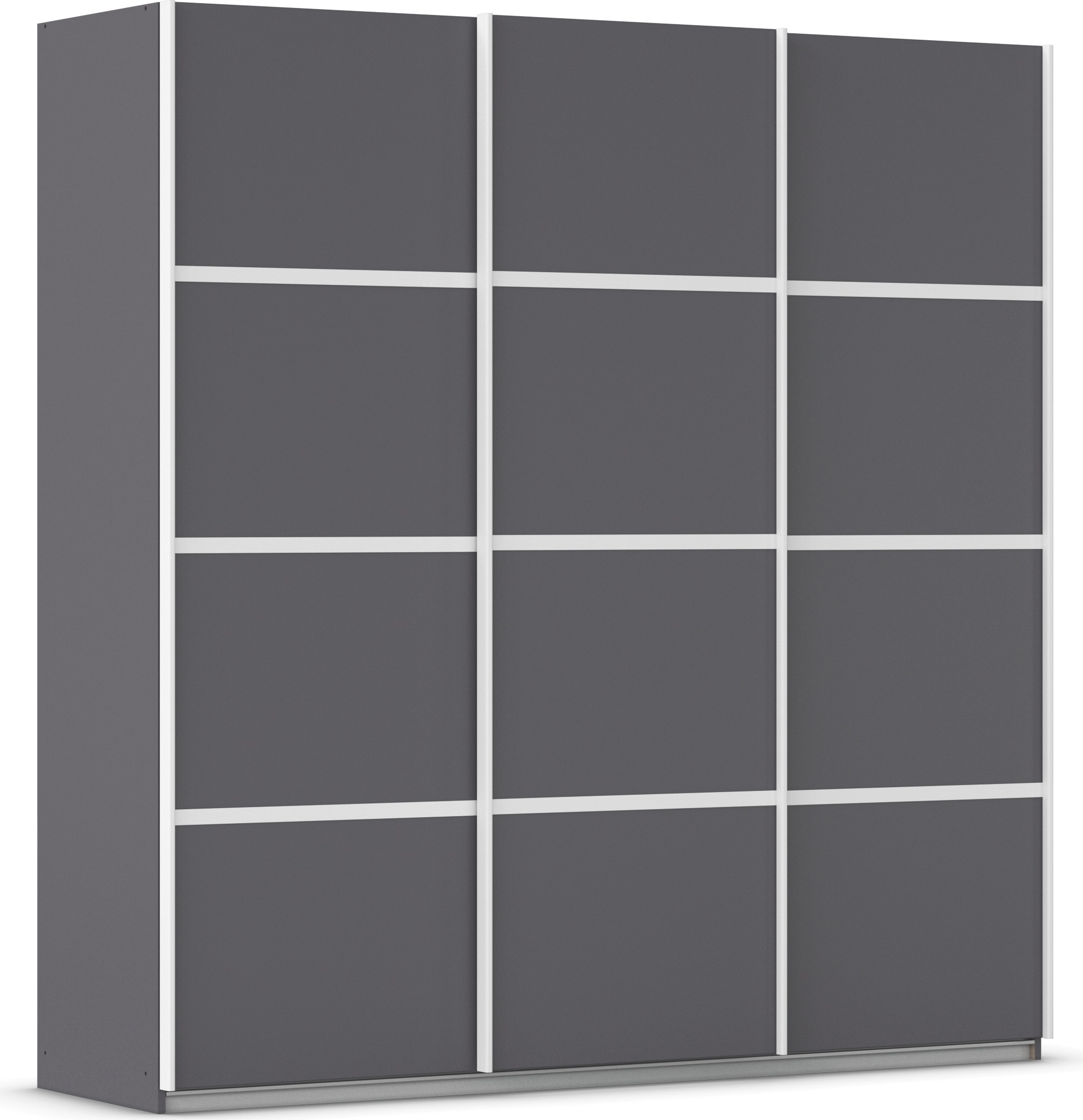 OTTO home Kleiderschrank "Mehrzweckschrank Aktenschrank Möbel Mietswohnung Schlafzimmer AVOLA" 3 verschiedene Ausstattungen BASIC/CLASSIC/PREMIUM (inkl. SOFT-CLOSE), mit eleganten Zierleisten in Chrom, Schwarz oder Weiß MADE IN GERMANY