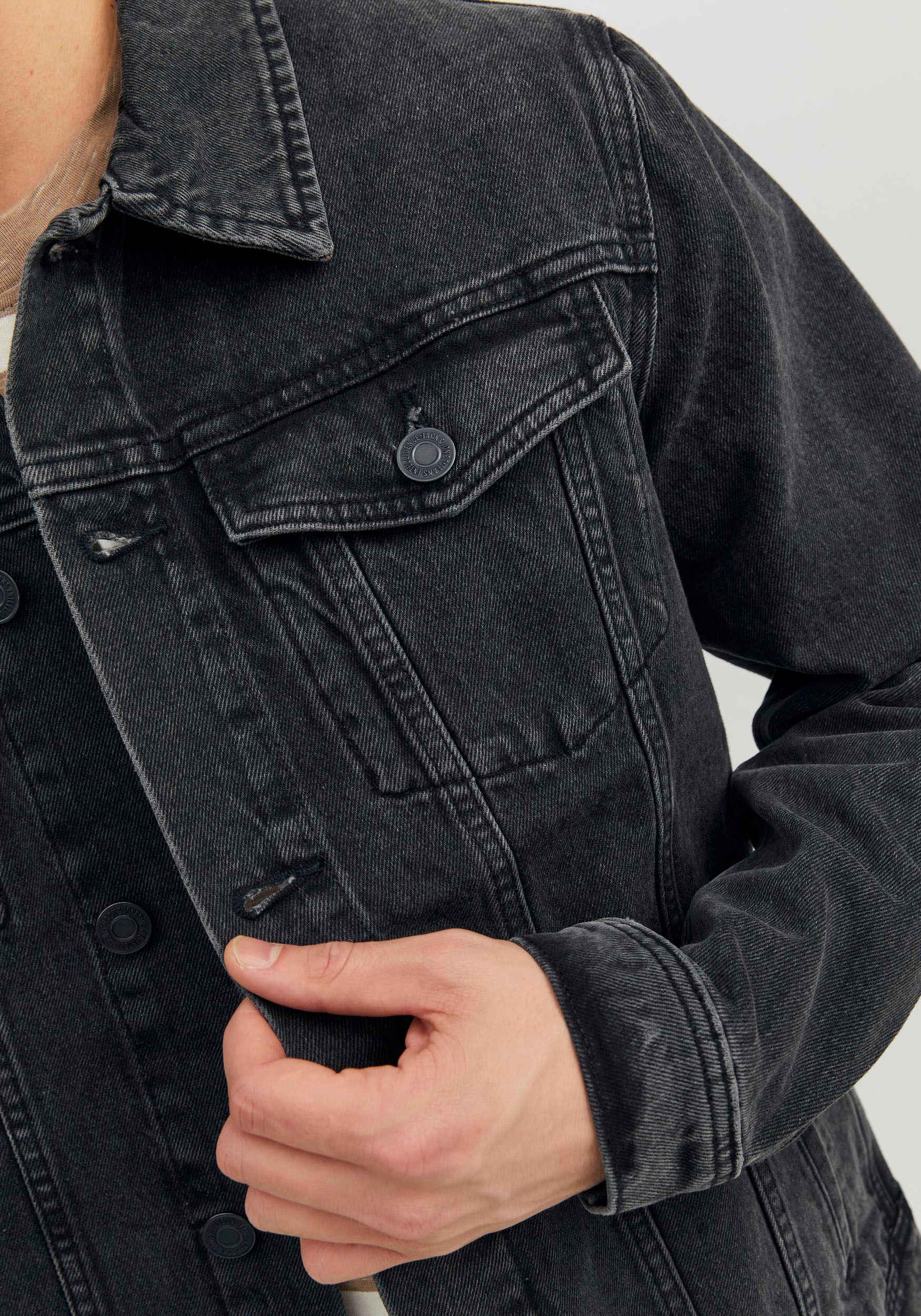 Jack & Jones Jeansjacke "JJIJEAN Jeansjacke mit Windschutz, stylisch und an günstig online kaufen