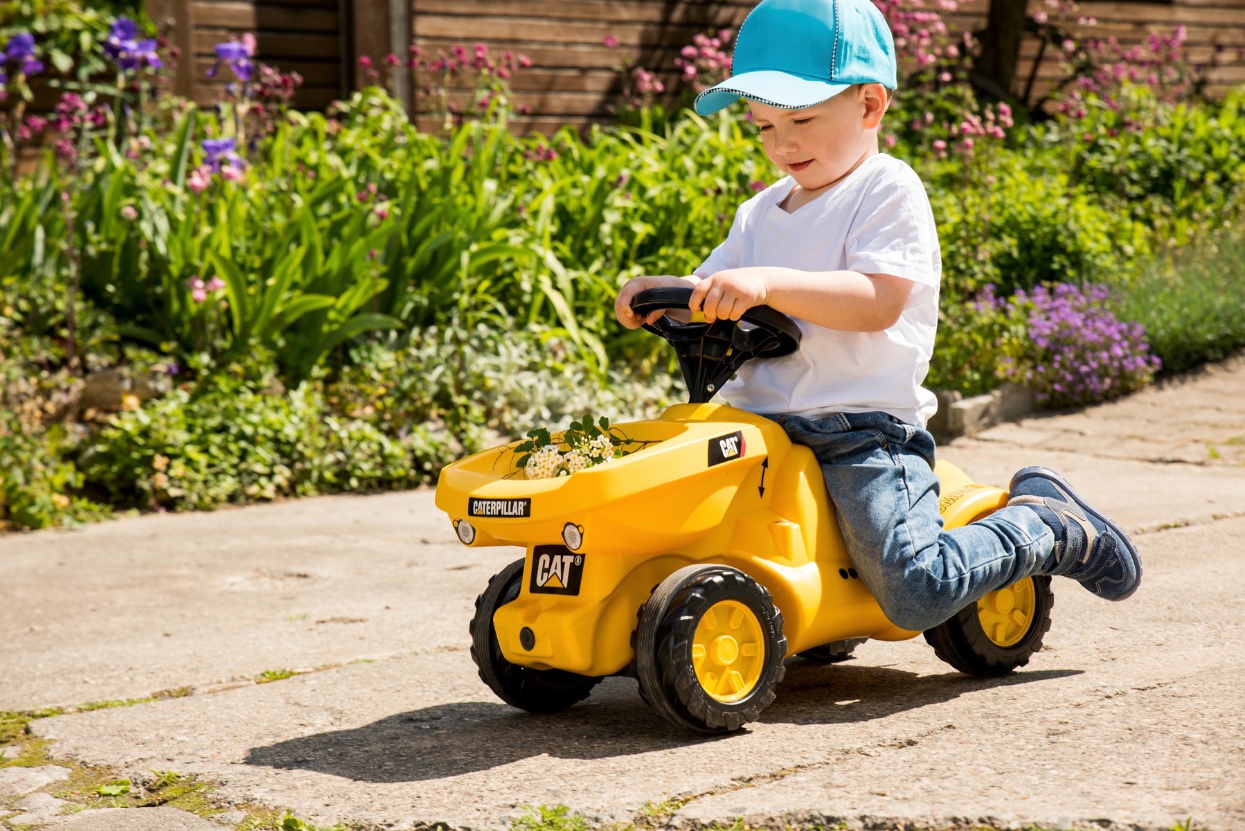 Rolly Toys Rutscherauto »rollyMinitrac Dumper CAT«, für Kinder von 1,5-4 Jahre