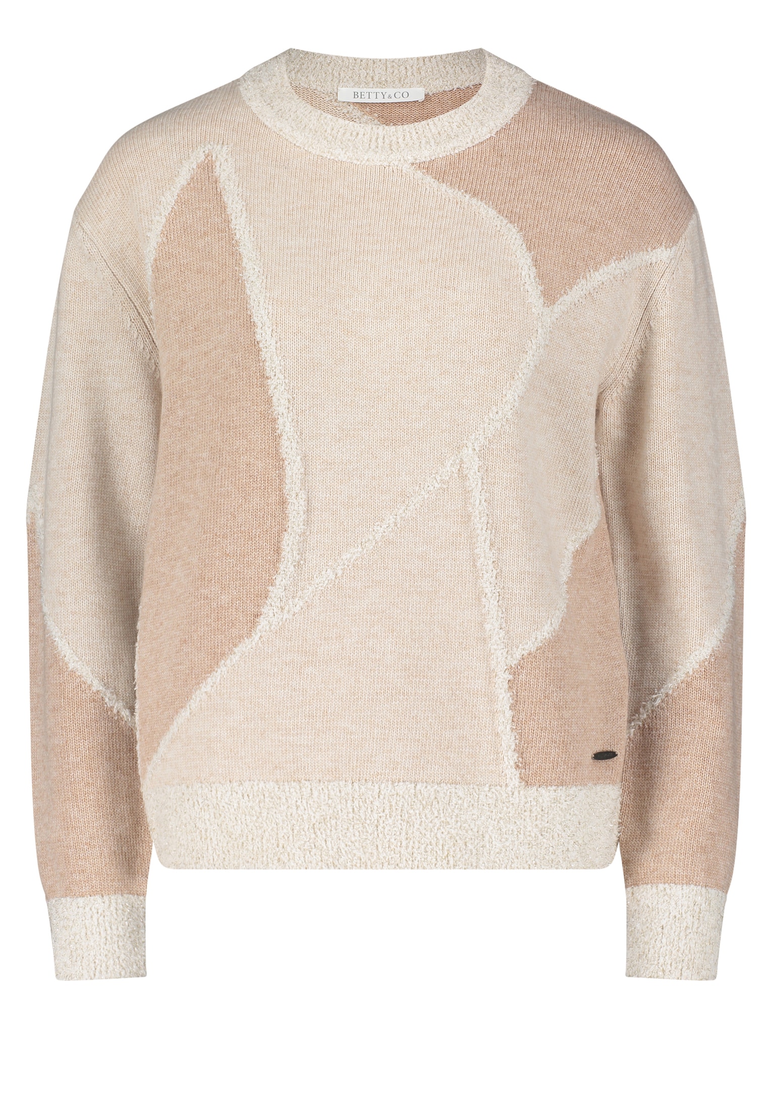 Betty&Co Strickpullover »Betty & Co Damen Strickpullover mit Intarsie«, (1 tlg.), Struktur