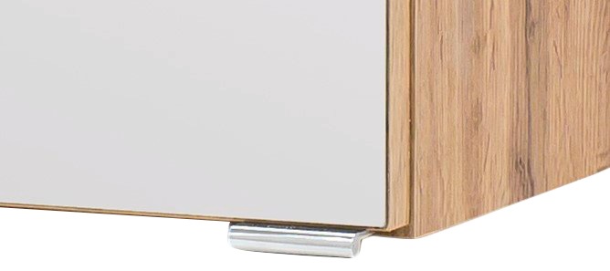 welltime Badezimmer-Set »Kaunas«, (Set, 4 St.), Waschtisch-Set mit Midischrank und Seitenschrank, Breite 160 cm