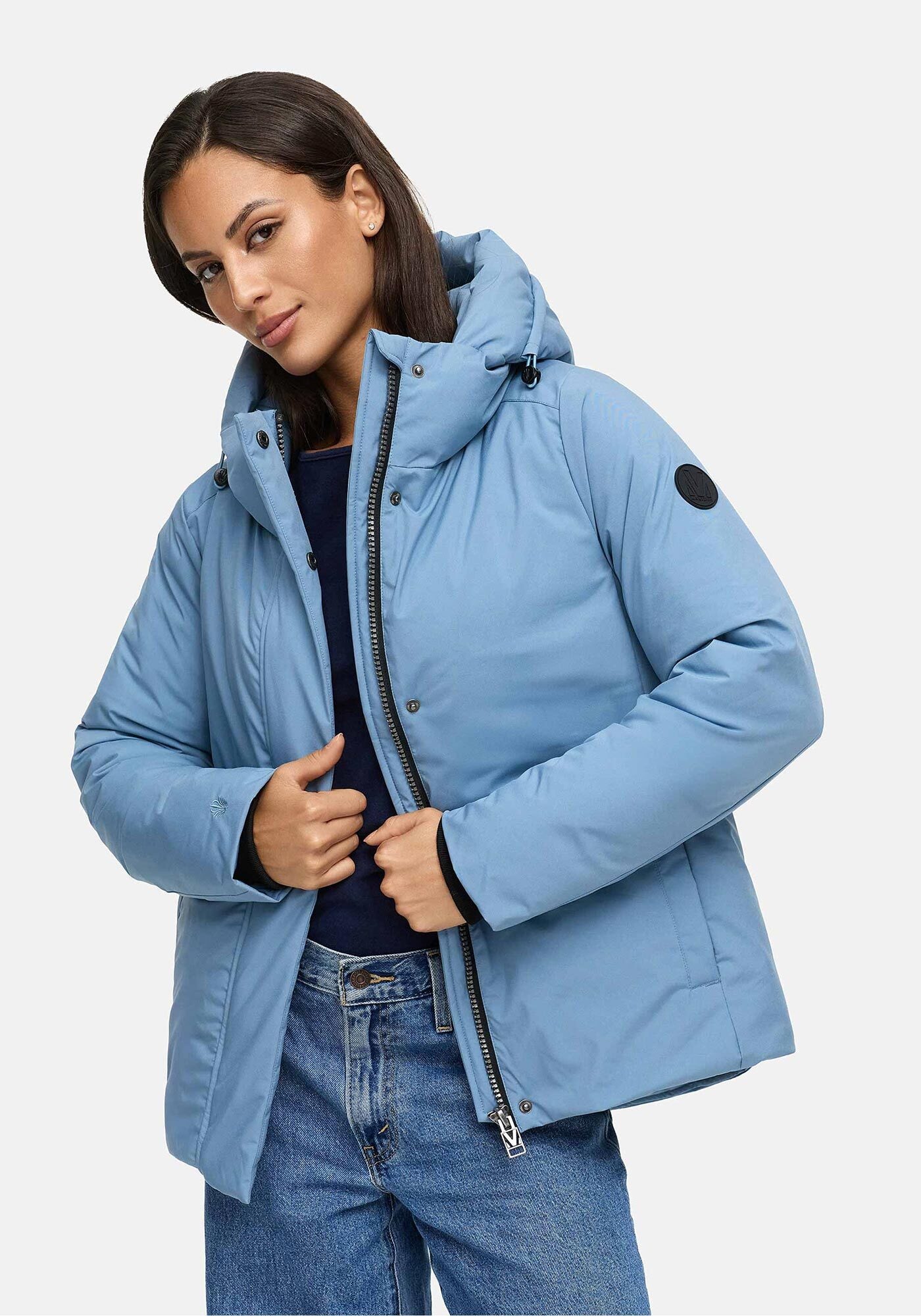 Marikoo Winterjacke »Yeminaa« Belüftungsöffnungen am Jackensaum