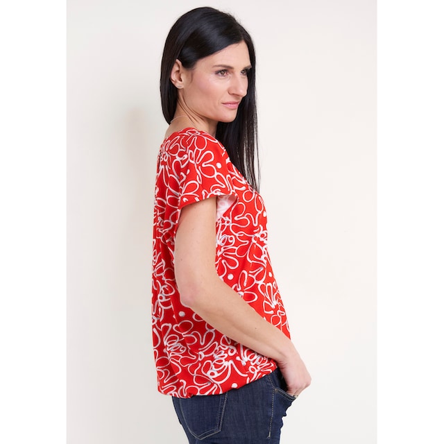 Seidel Moden Print-Shirt, mit floralem Druck und Elastik im Saum, MADE IN  GERMANY kaufen | BAUR