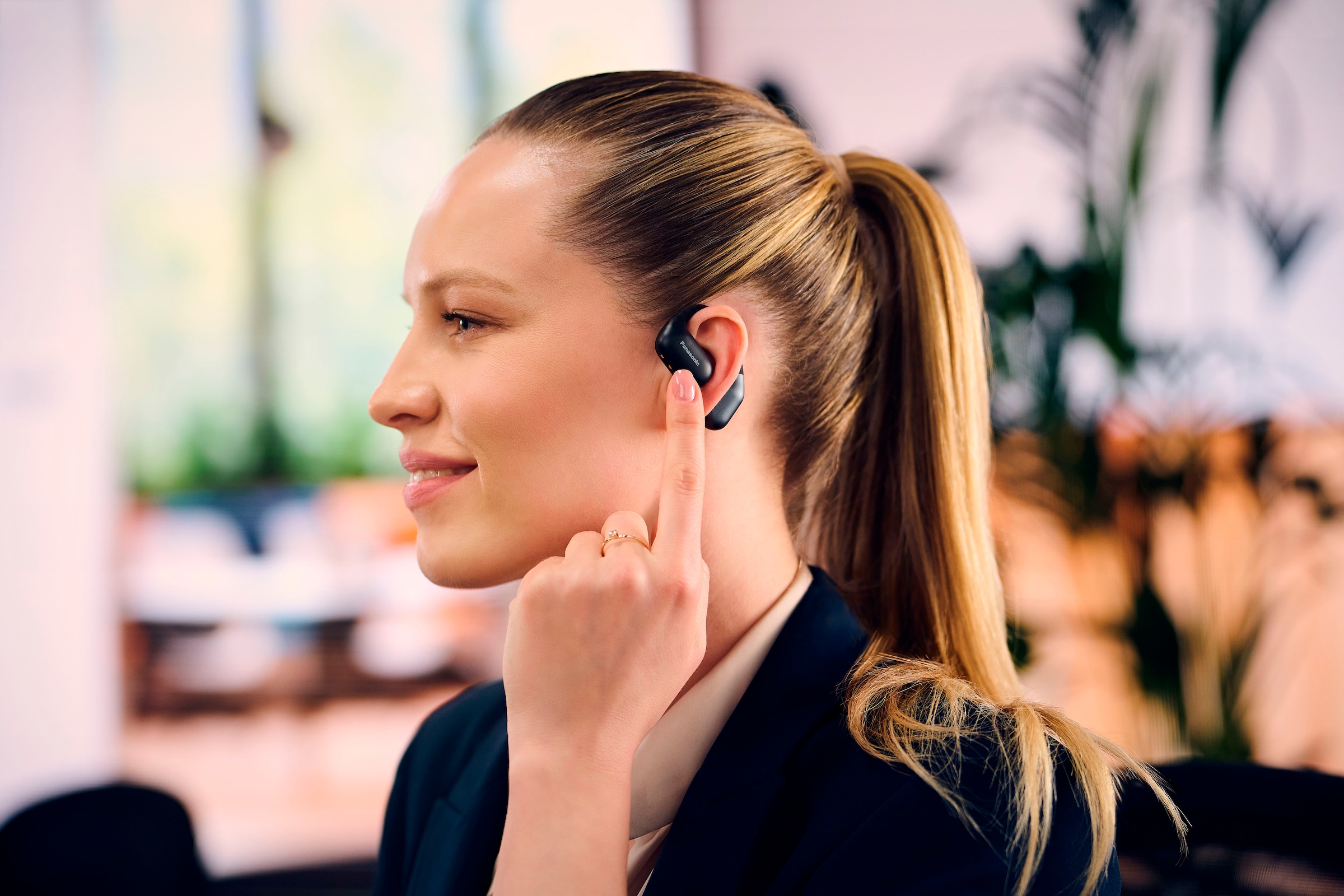 Panasonic Open-Ear-Kopfhörer »RB-F10«, Bluetooth-A2DP Bluetooth, Multi-Point-Verbindung-Noise-Cancelling
