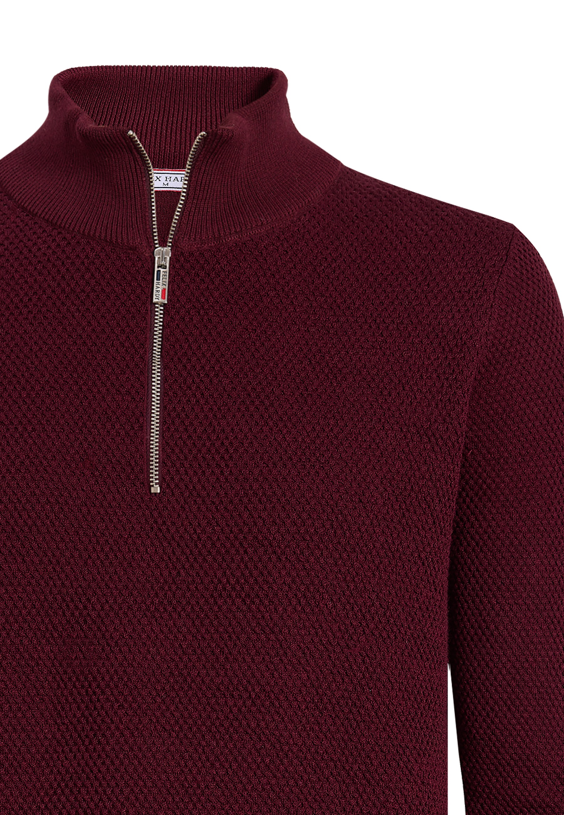 Felix Hardy Stehkragenpullover "Pullover mit halbem Reißverschluss" günstig online kaufen