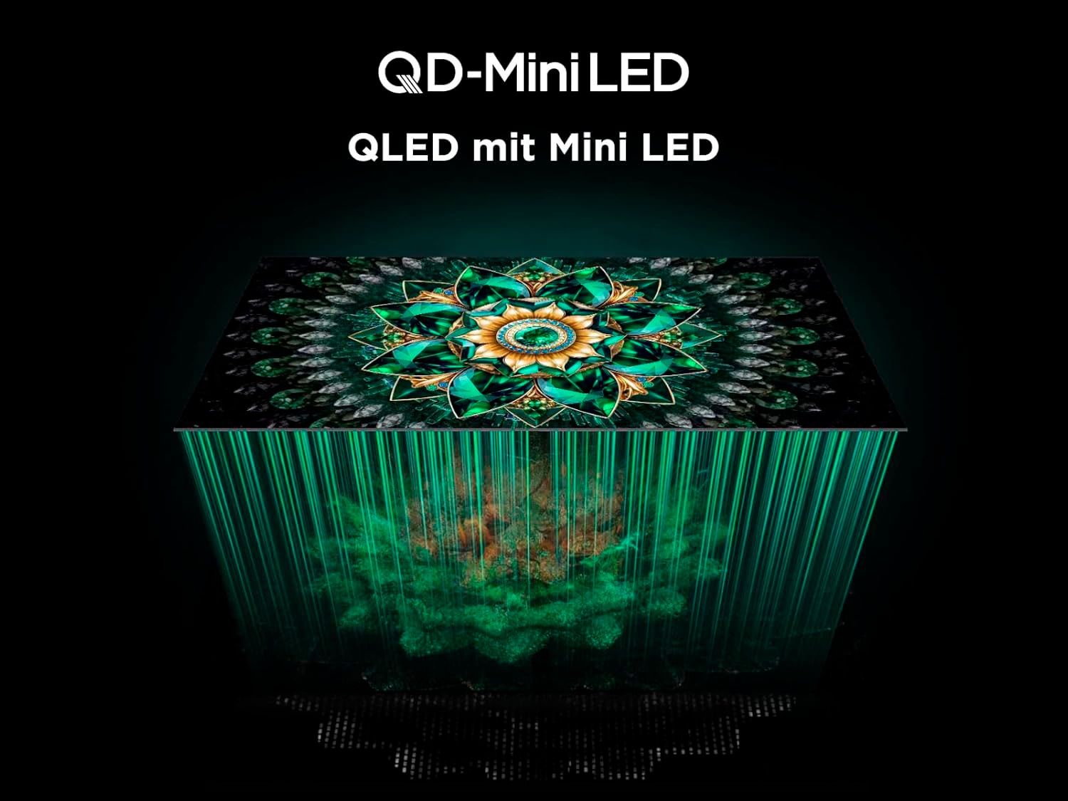 TCL QLED Mini LED-Fernseher »98Q7CX7«, 4K Ultra HD, Google TV-Smart-TV, Audio von Bang & Olufsen, Präzises Dimming, Smart TV, Apple TV, 4K HDR