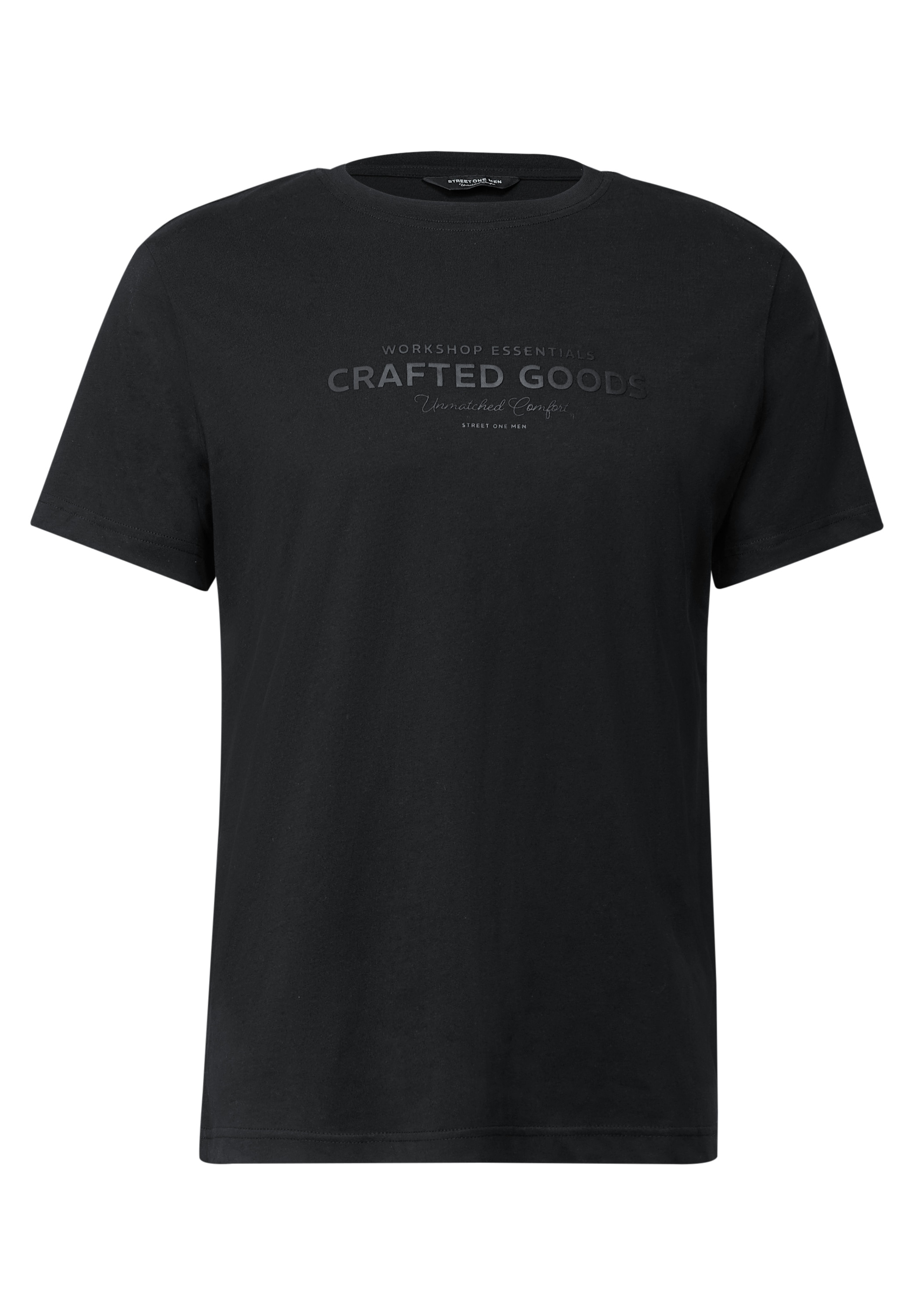 STREET ONE MEN T-Shirt, aus reiner Baumwolle