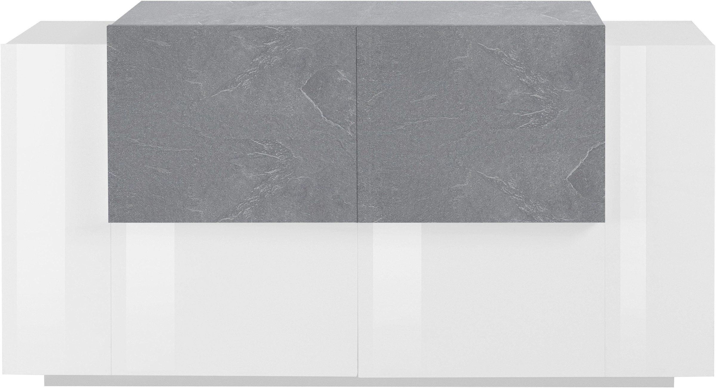 INOSIGN Sideboard »Coro, Kommode, Schrank, Kredenz, grifflos mit Einlegeböden«, 4 Türen, Doppeltiefe, B/T/H 160x86x45cm