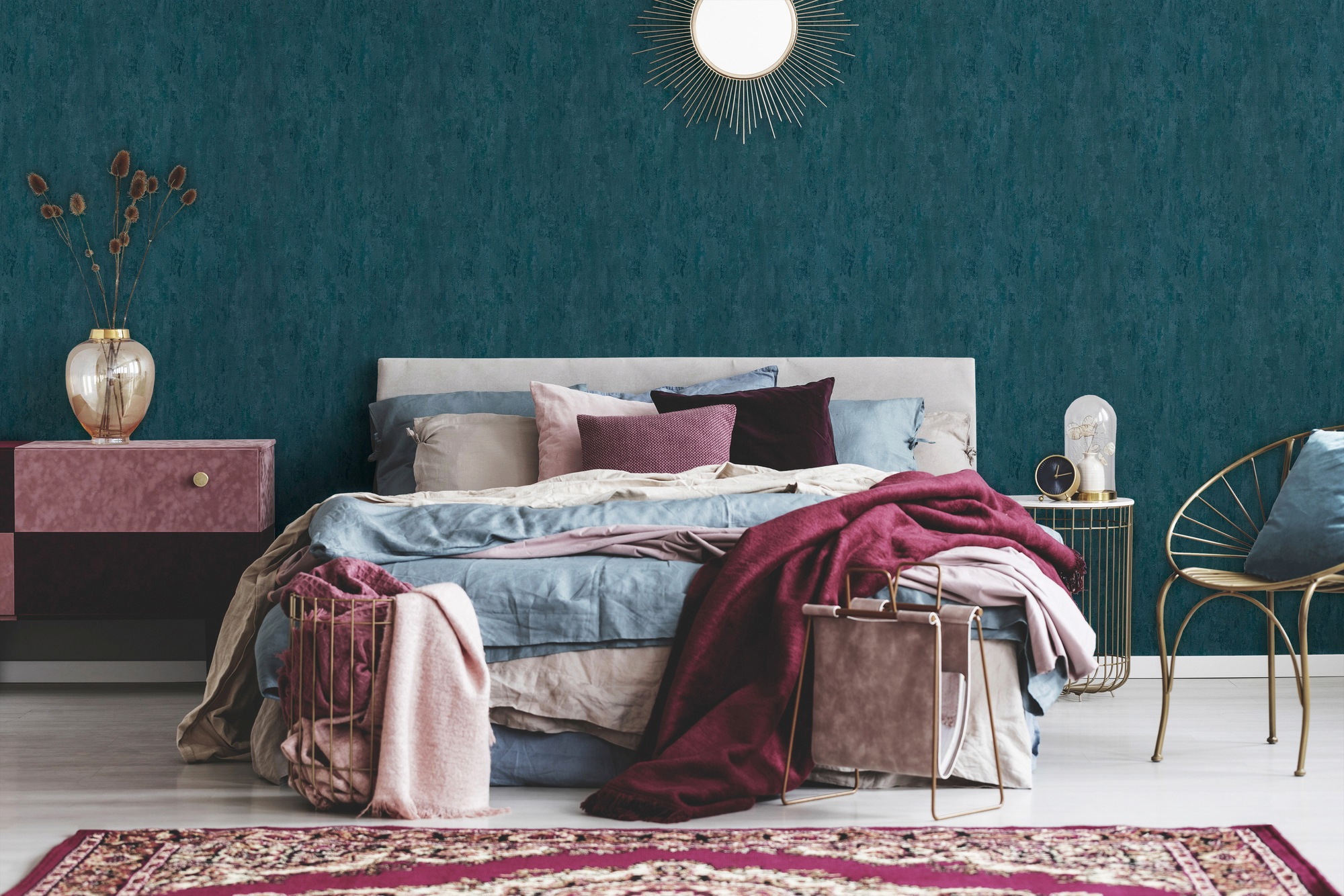 A.S. Création Vliestapete »Rusted«, Rost-Optik-Metall-Effekte-abstrakt, Moderne Tapete einfarbig Tapeten Wohnzimmer Schlafzimmer Küche modern