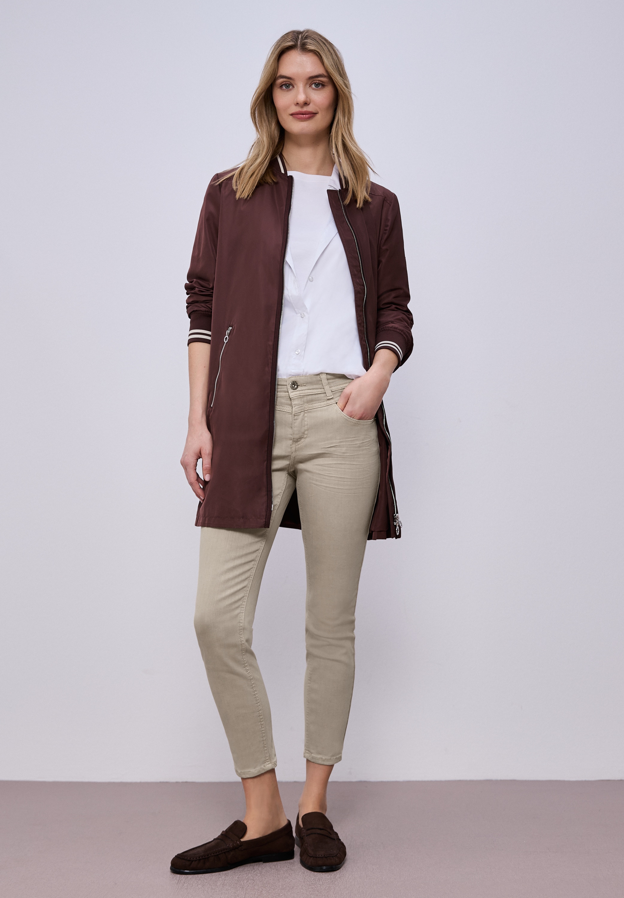 STREET ONE Slim-fit-Jeans Middle Waist günstig online kaufen