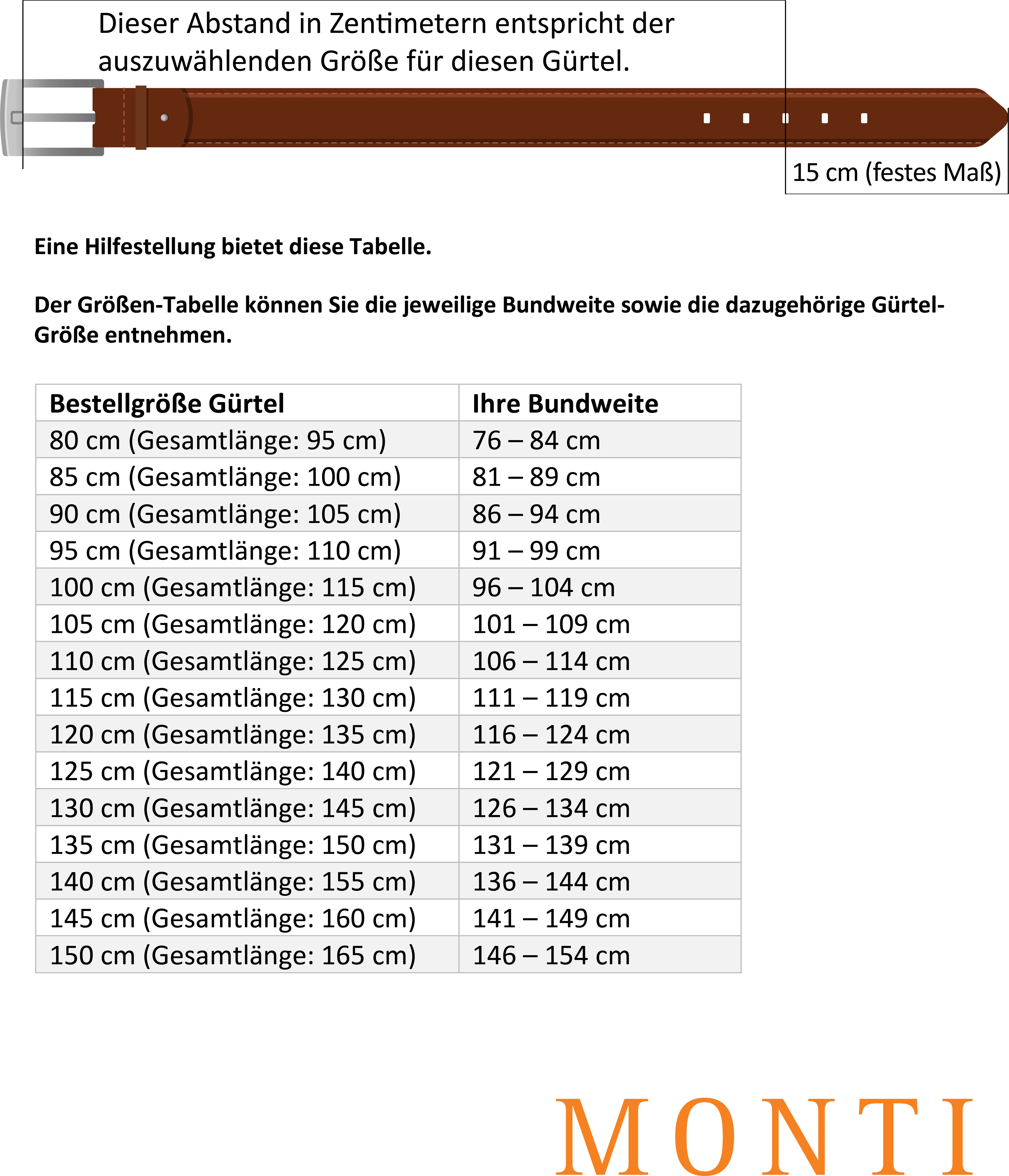 Thumbnail - MONTI Ledergürtel "PORTLAND", aus strapazierfähigen und langlebigen Vollrindsleder leicht bombiert
