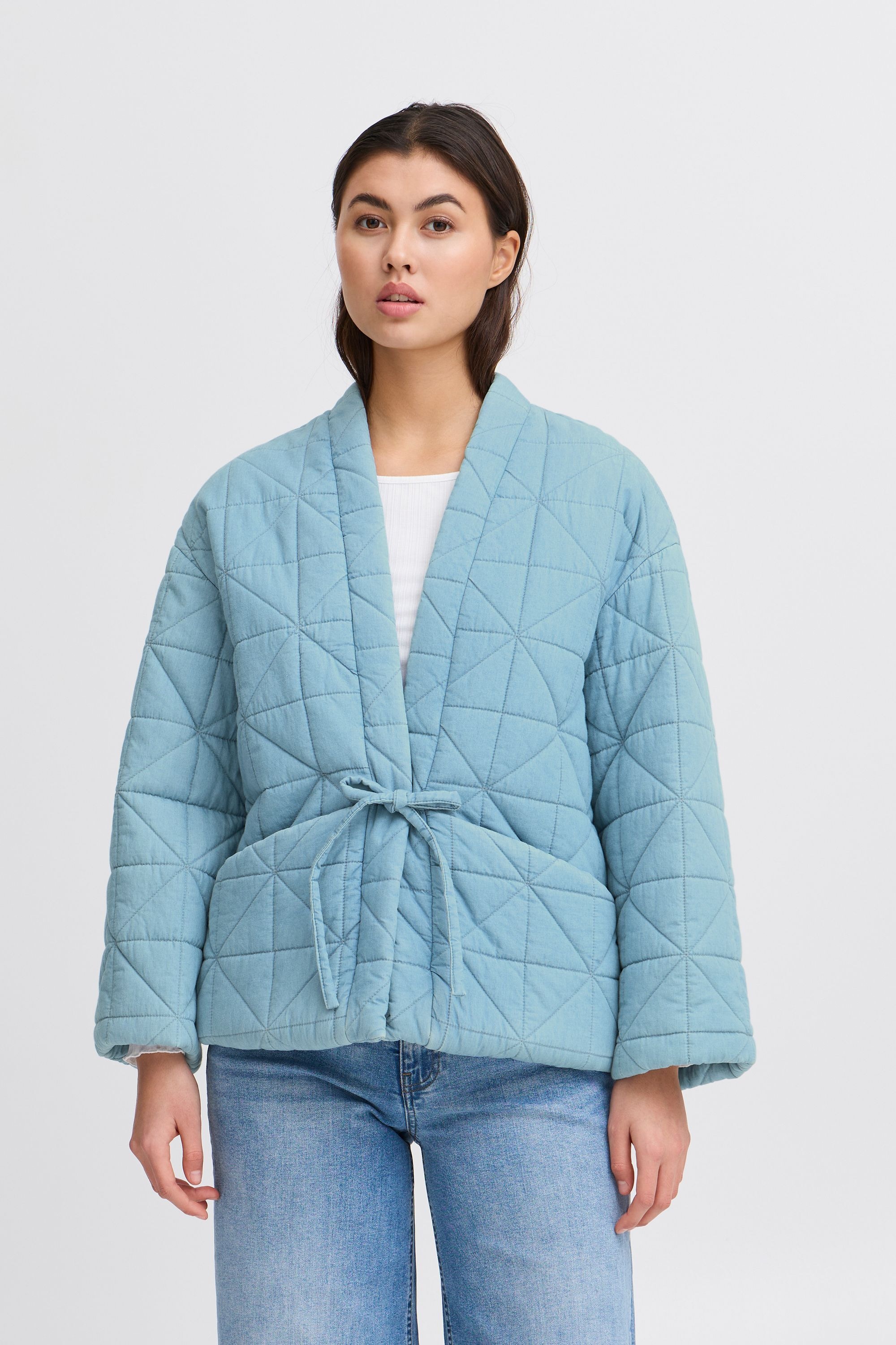 Ichi Steppjacke »Steppjacke IHHEVIRA JA«, ohne Kapuze