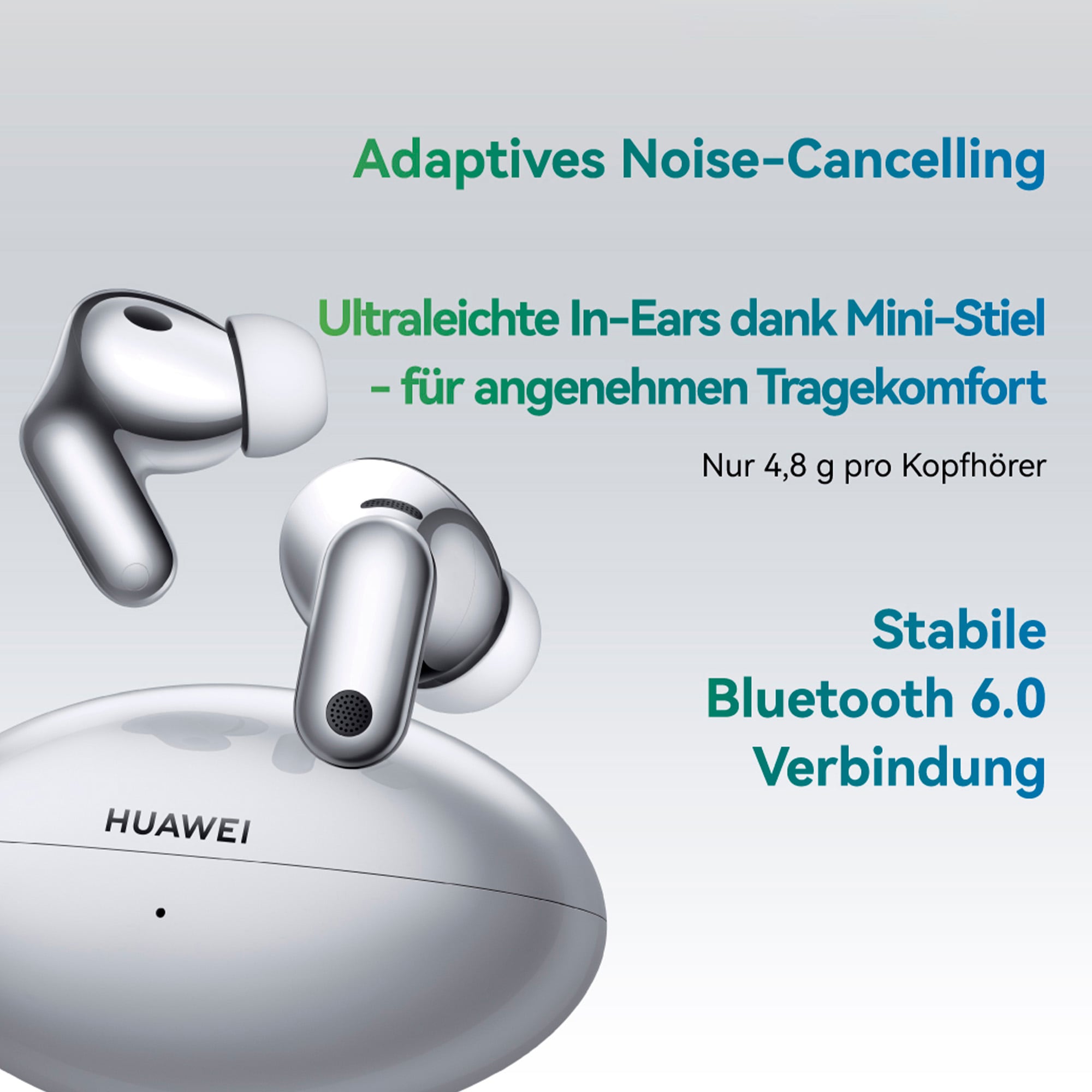 Huawei wireless In-Ear-Kopfhörer »FreeBuds Neo« A2DP Bluetooth Active Noise Cancelling (ANC)
