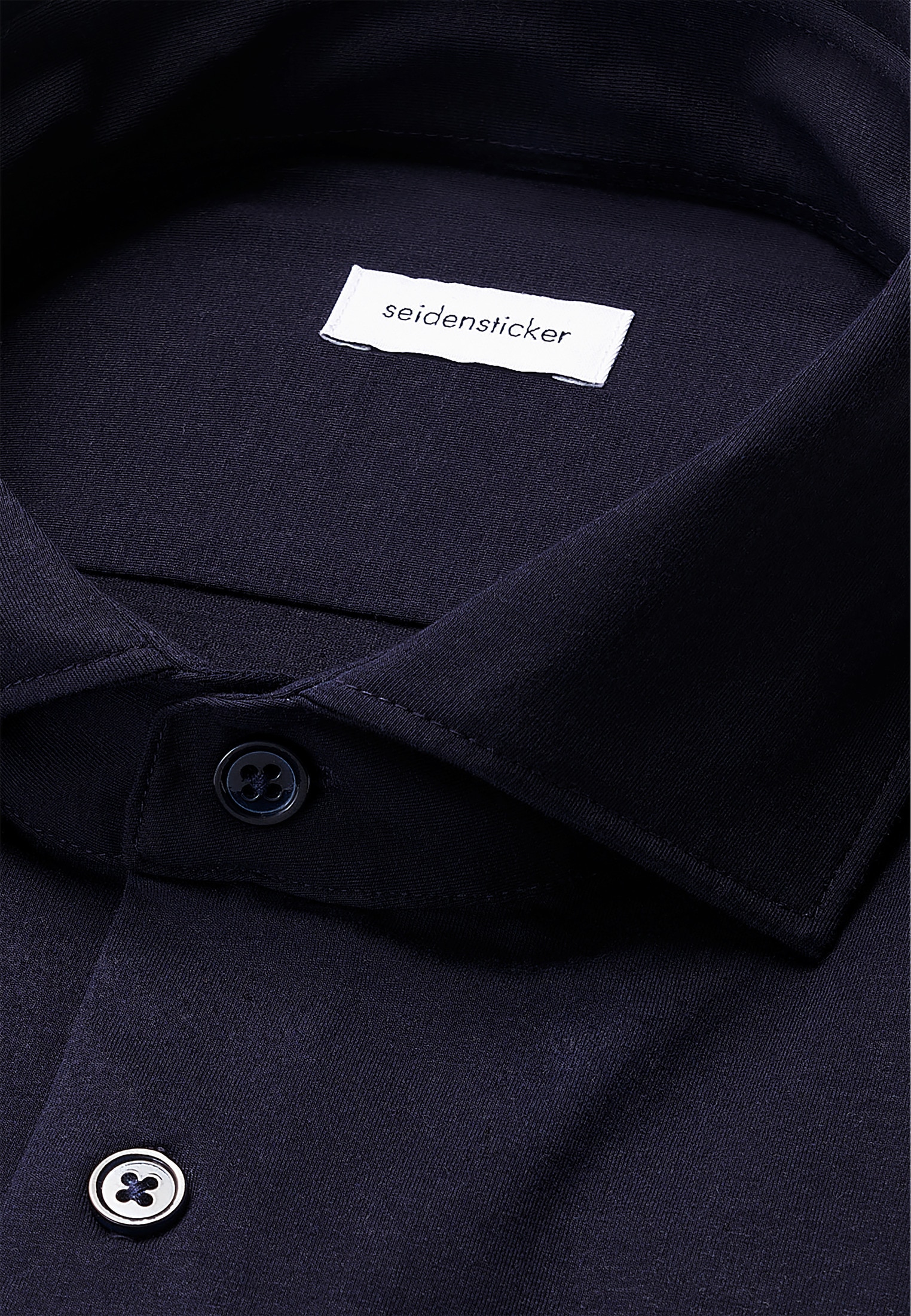 seidensticker Businesshemd »Schwarze Rose«, Slim 1/1 Kentkragen Uni