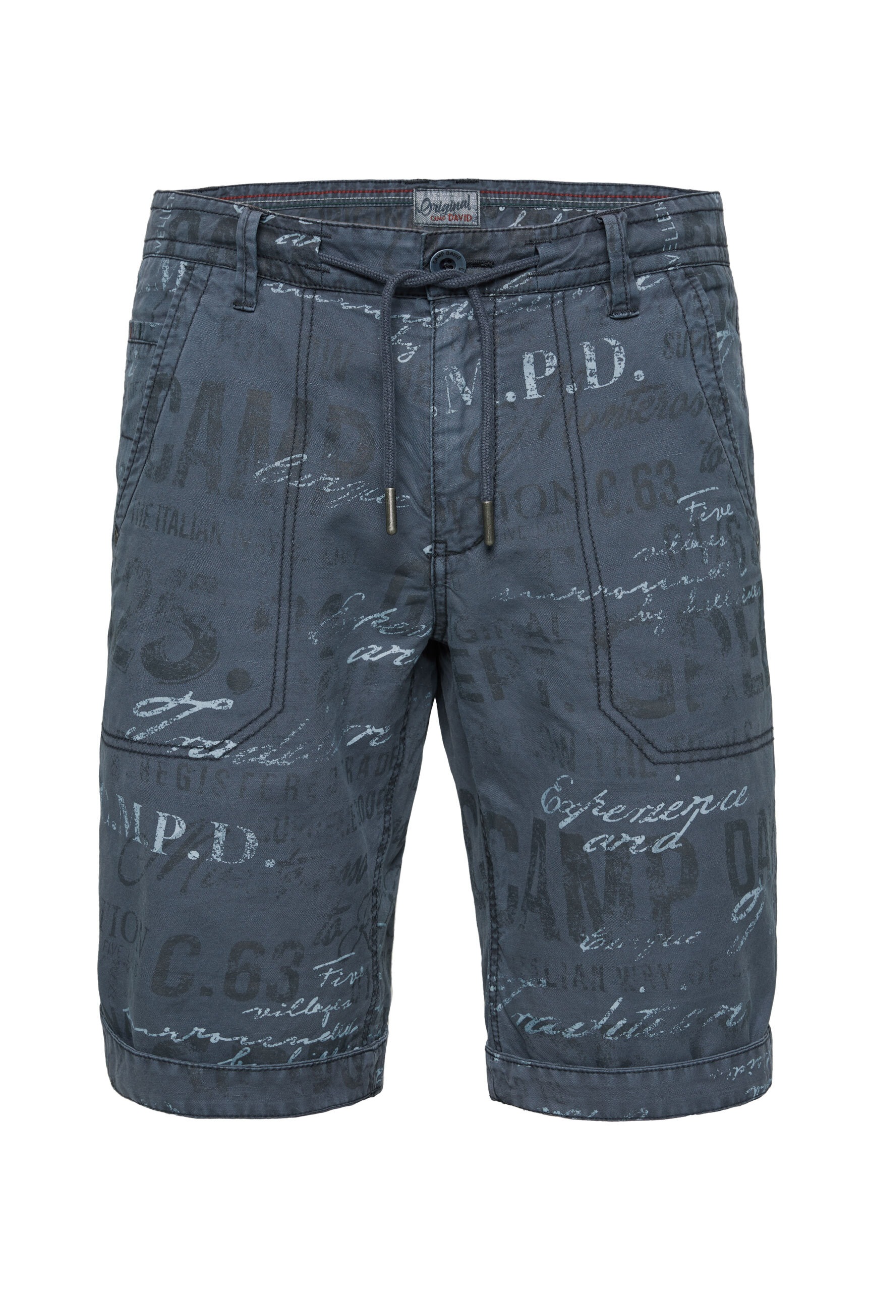 CAMP DAVID Shorts, mit Turn-Up-Saum