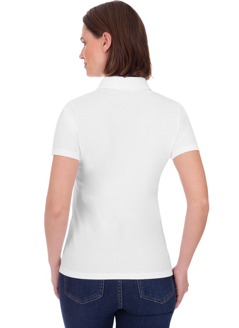 Trigema Poloshirt aus Baumwolle Kragen mit Knopfleiste | BAUR