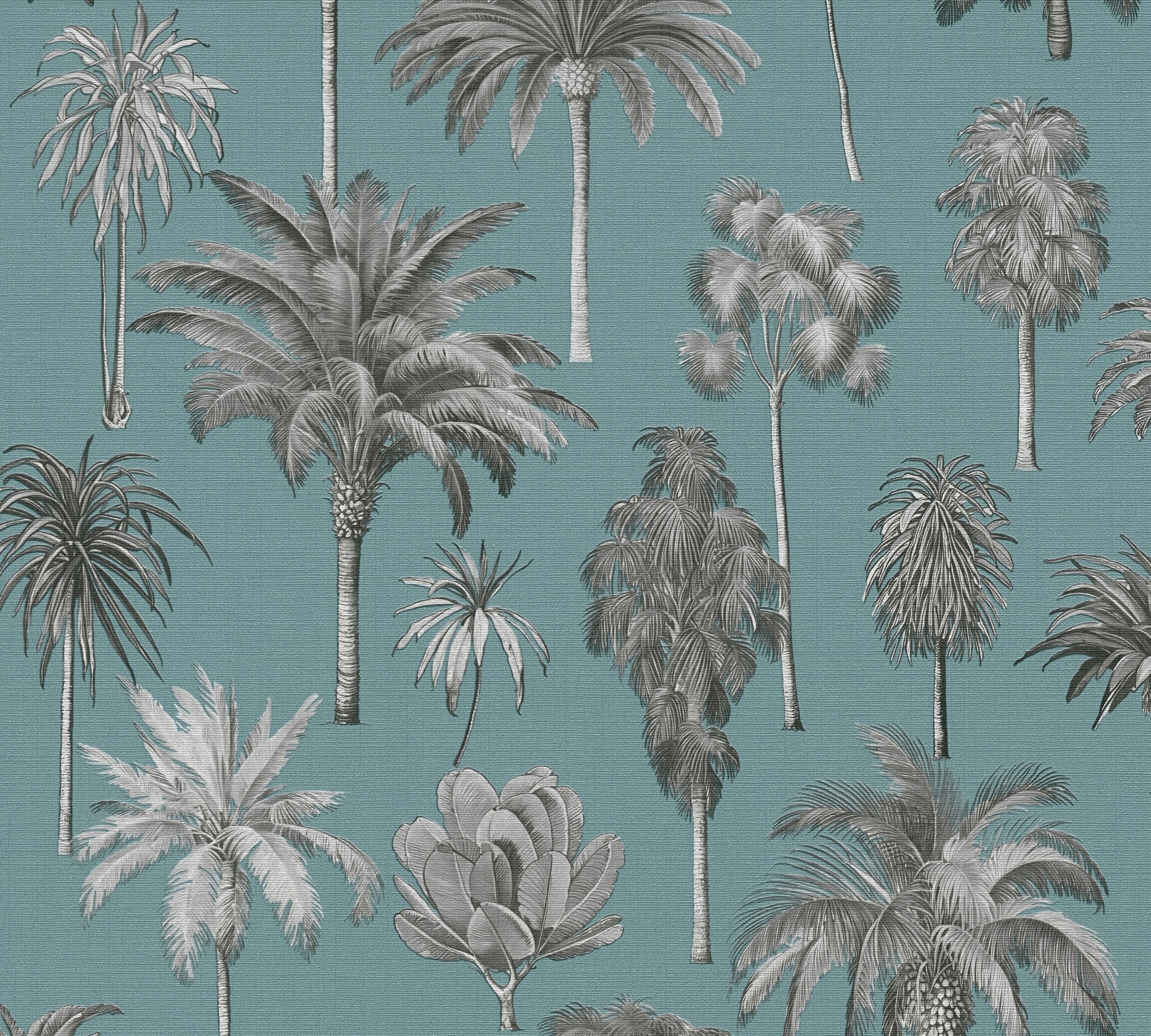 A.S. Création Vliestapete »Pintwalls III Exotische Palmen Vintage« tropisch strukturiert Exotische Palmen-Tapete im Illustrationsstil – ideal für Wohnraum