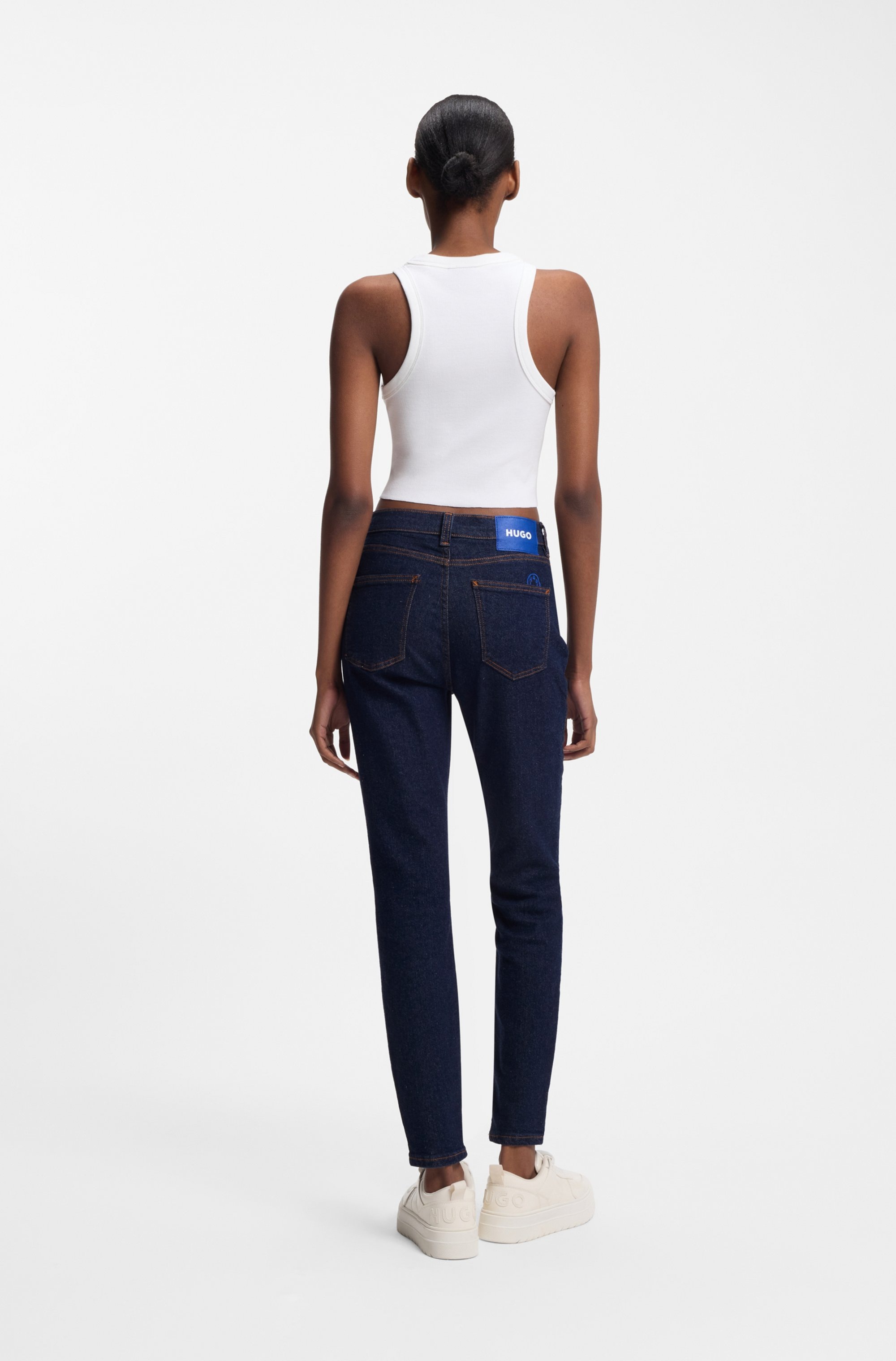 HUGO Blue Skinny-fit-Jeans »Malu« Skinny Fit mit mittlerer Leibhöhe