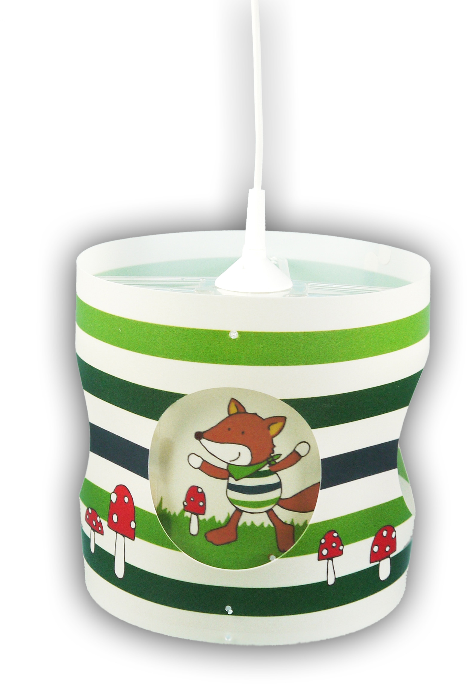 NIERMANN Hängeleuchte "Dreh-Pendelleuchte Fox, Kinderlampe, Kinderzimmer", 1, Ø 25cm H: 27cm, 1 Stk., bunt, Kinderzimmer, Leuchten, Der innere