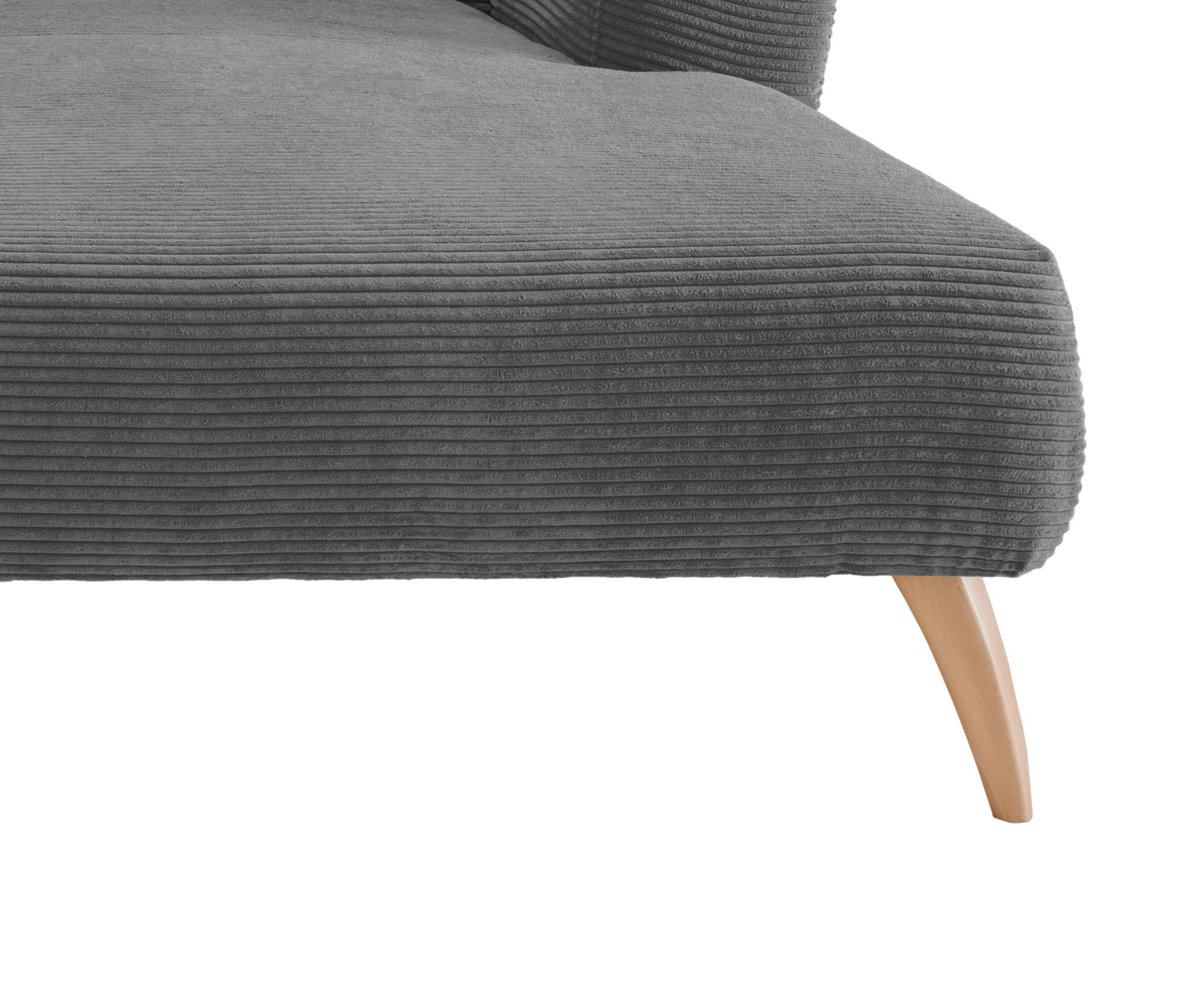 INOSIGN Ecksofa »Colori L-Form«, Holzfußfarbe wählbar, inkl. 4x Zierkissen