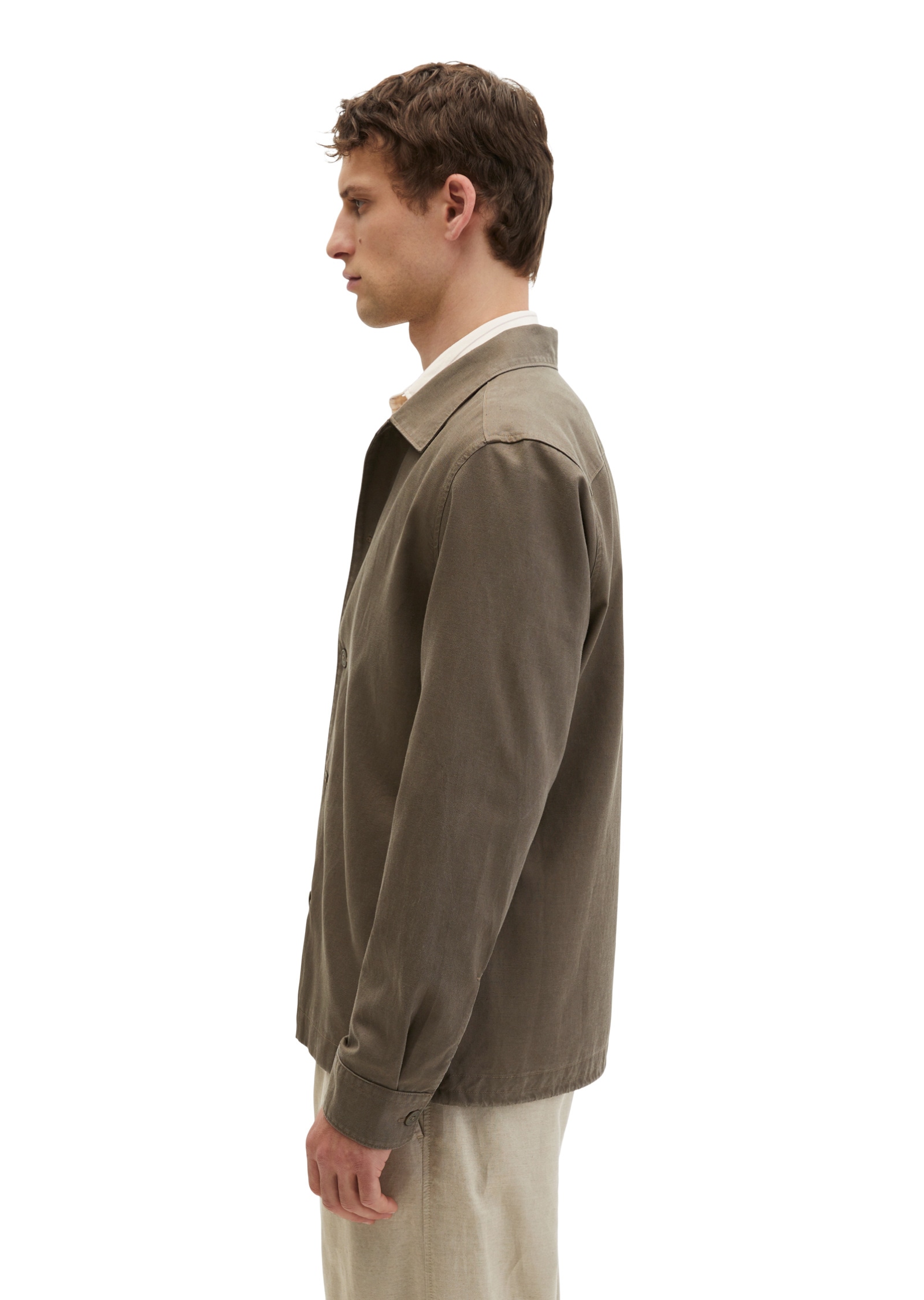 Marc O'Polo Kurzjacke »aus TENCEL™ Lyocell -Leinen-Mix« ohne Kapuze