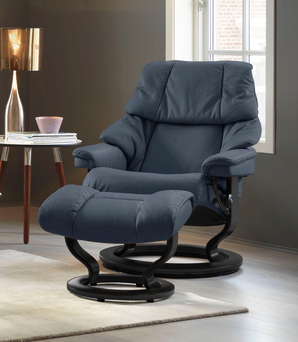 Stressless Relaxsessel "Reno" Set, Relaxsessel mit Hocker, mit Hocker, mit günstig online kaufen