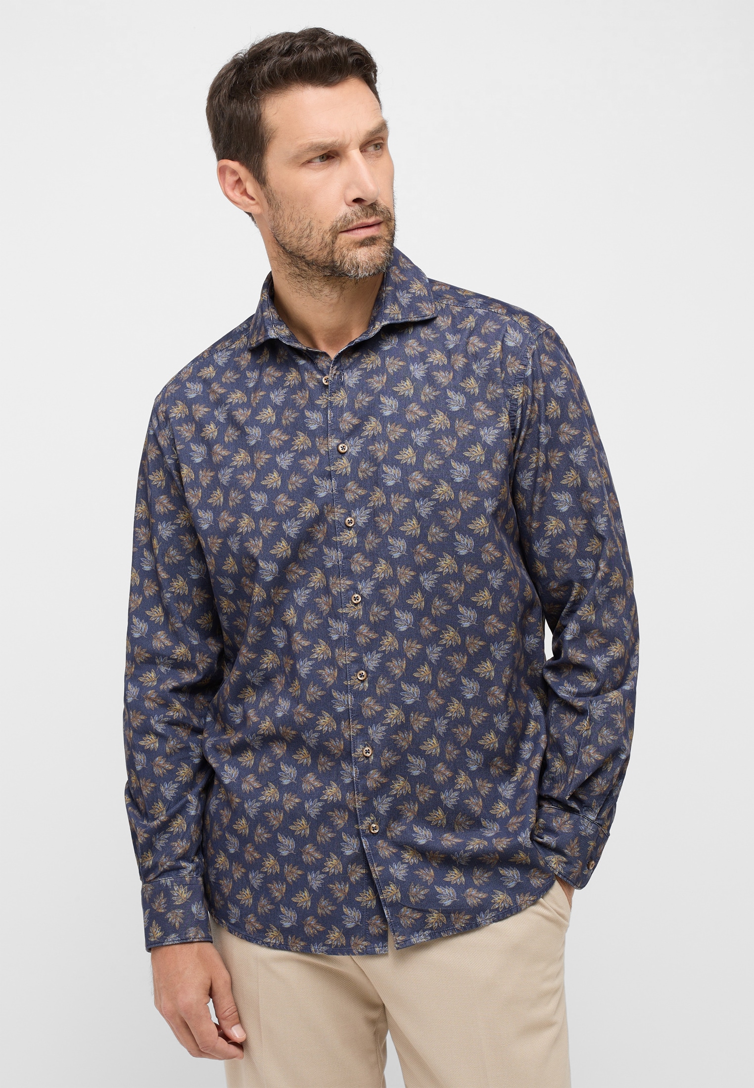 Eterna Langarmhemd "COMFORT FIT" EASY IRON (bügelleicht) günstig online kaufen