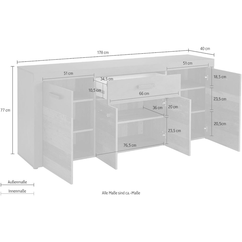 INOSIGN Sideboard »Ilana«