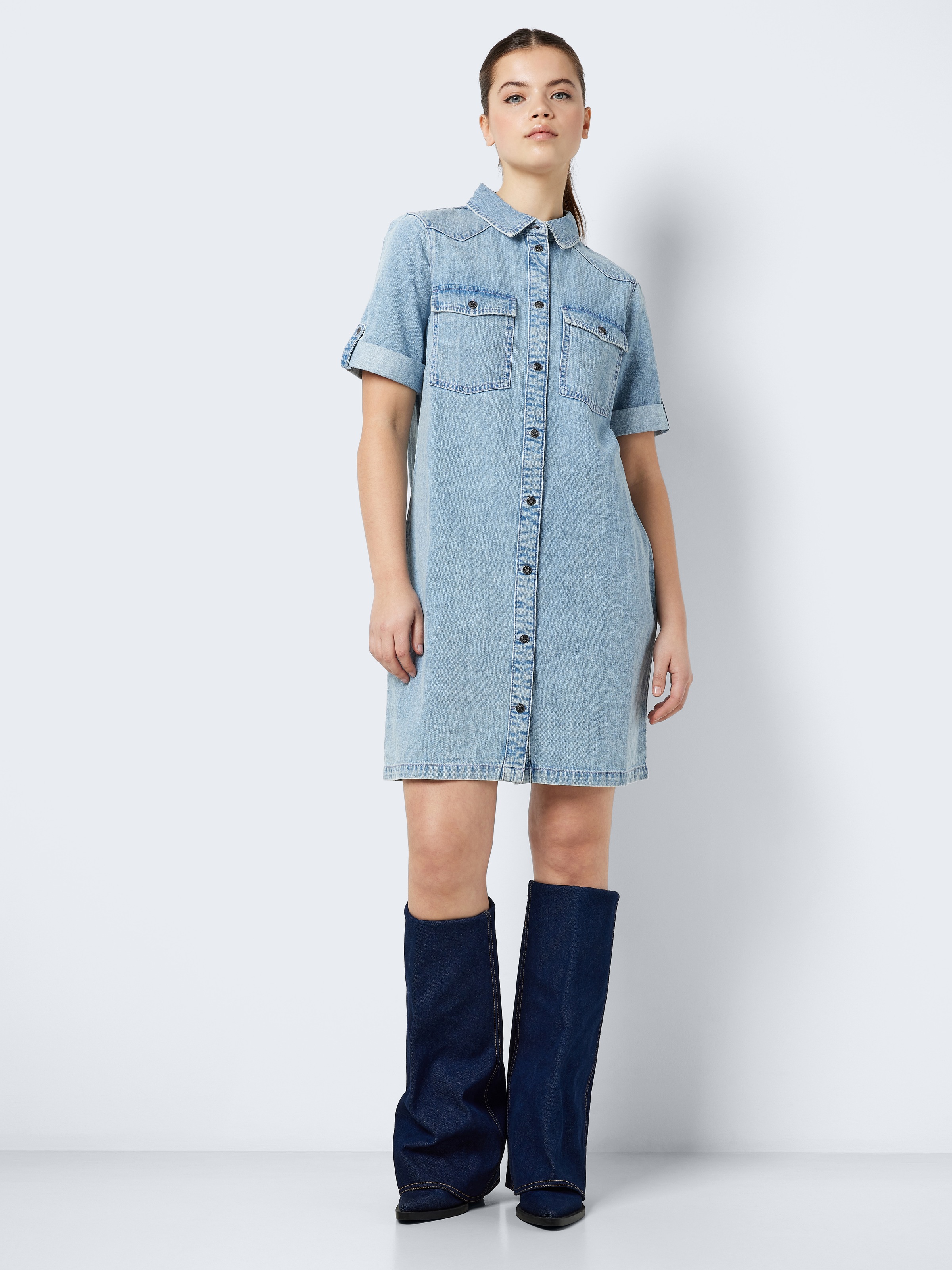 Noisy may Jeanskleid »NMNEW SIGNE S/S DENIM DRESS VI003LB NOOS«