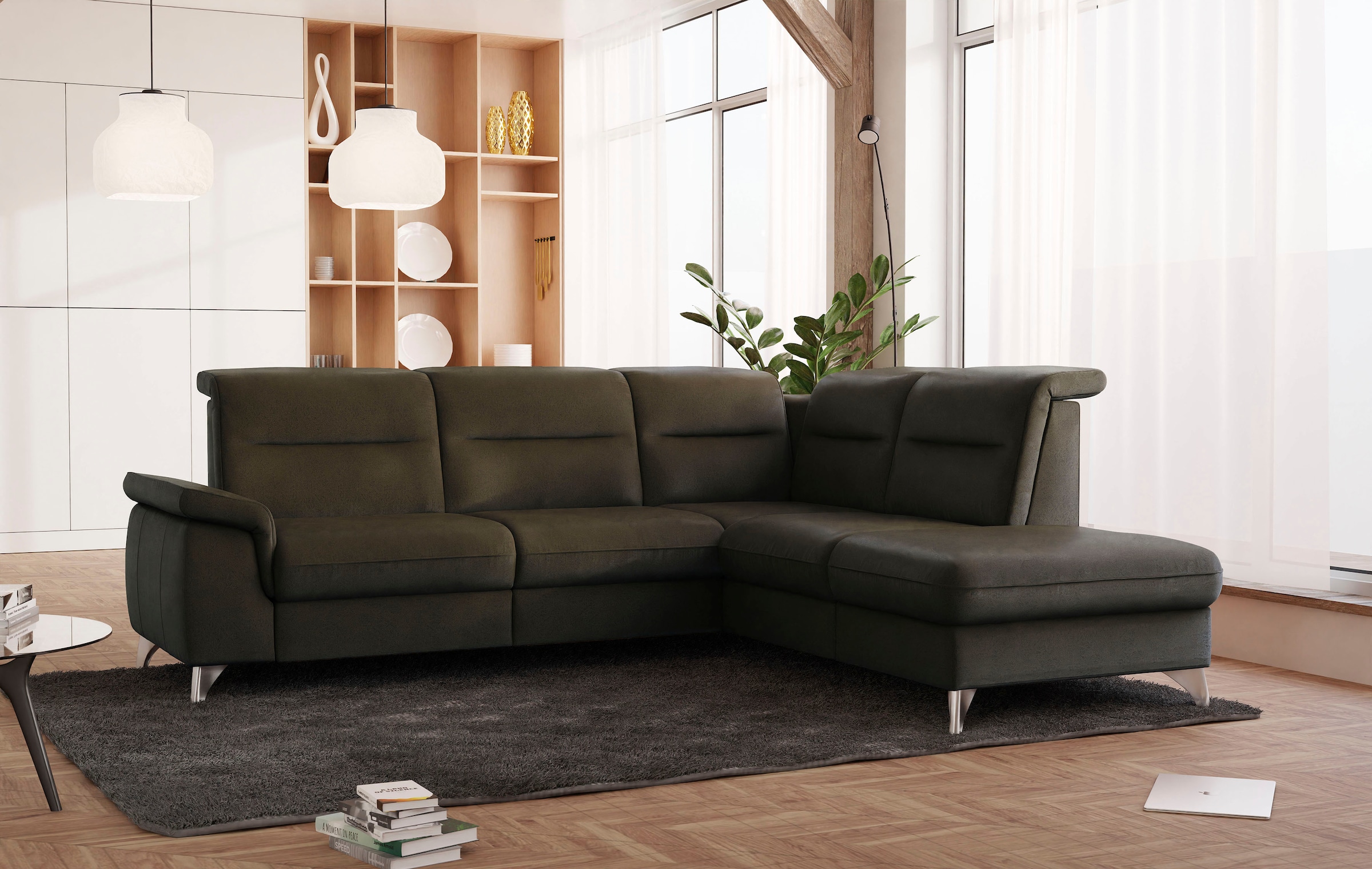 sit&more Ecksofa "Astoria L-Form" wahlweise mit motorischer Relaxfunktion günstig online kaufen