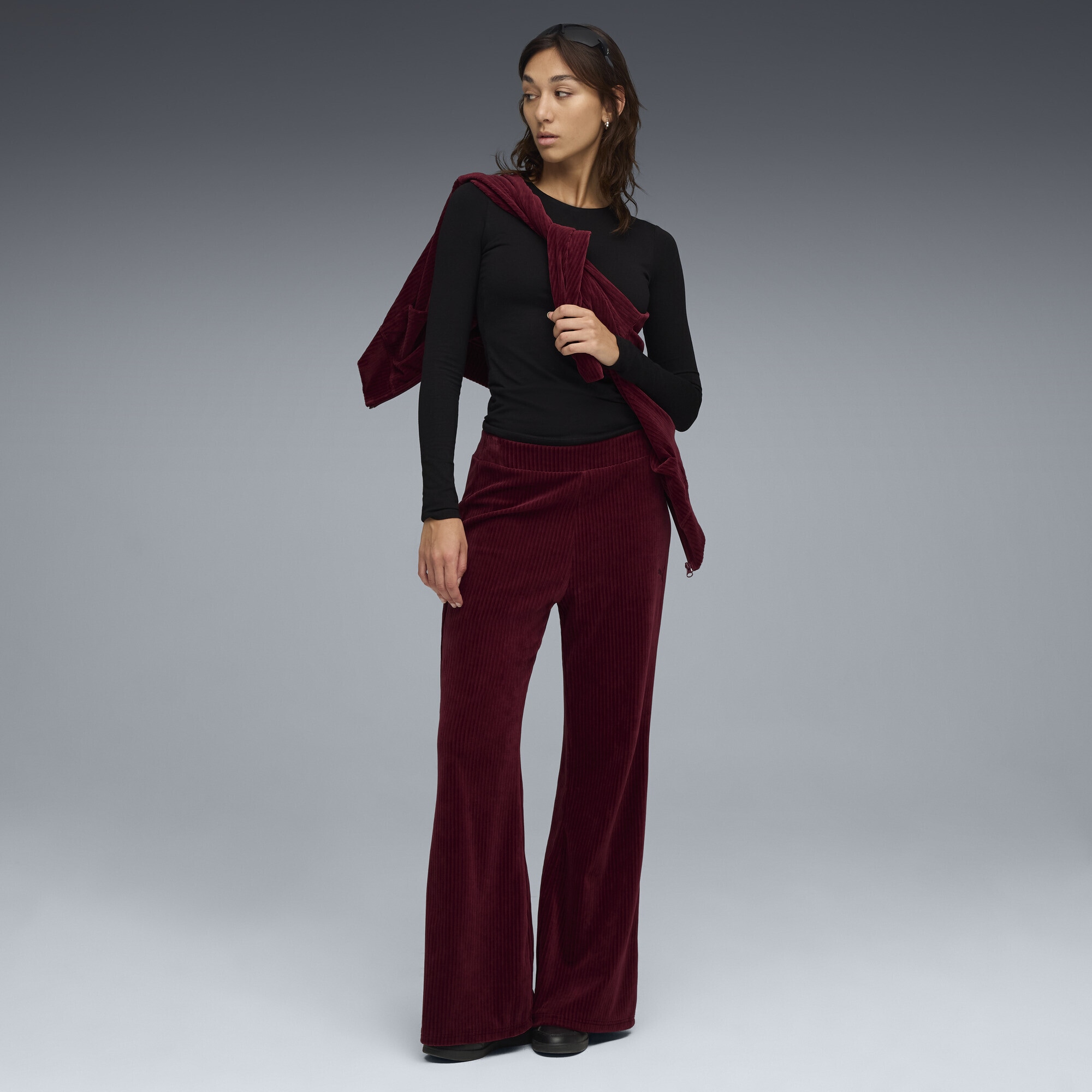 PUMA Jogginganzug »Velour Rib Relaxed Trainingsanzug Damen«
