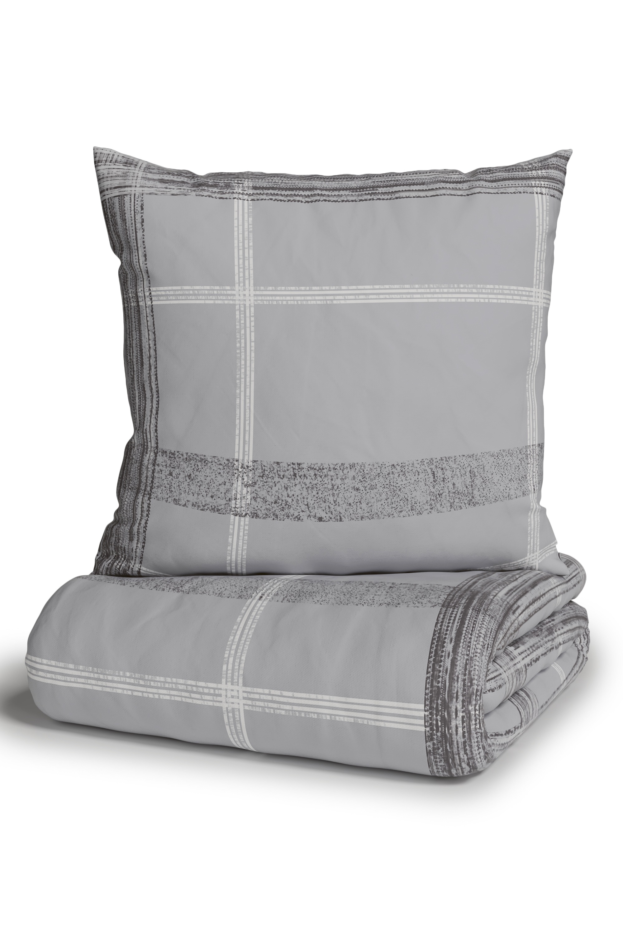 Thumbnail - Bruno Banani Wendebettwäsche "Tova" 2 Stk. tlg. in Gr. 135x200 oder 155x220 cm, 100% Baumwolle, Karo-Design