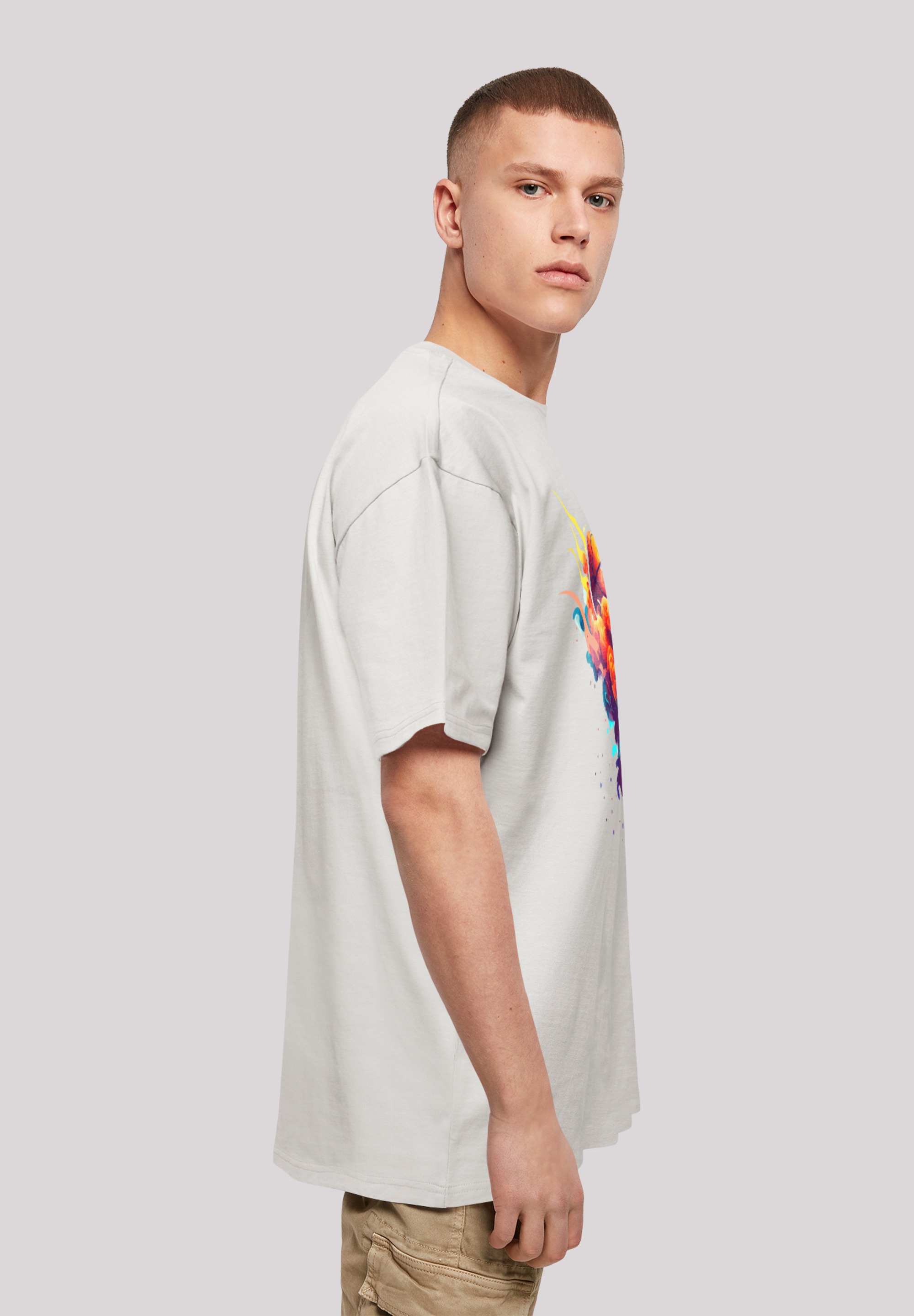 F4NT4STIC T-Shirt »Basketball Sport Player OVERSIZE TEE«, Print