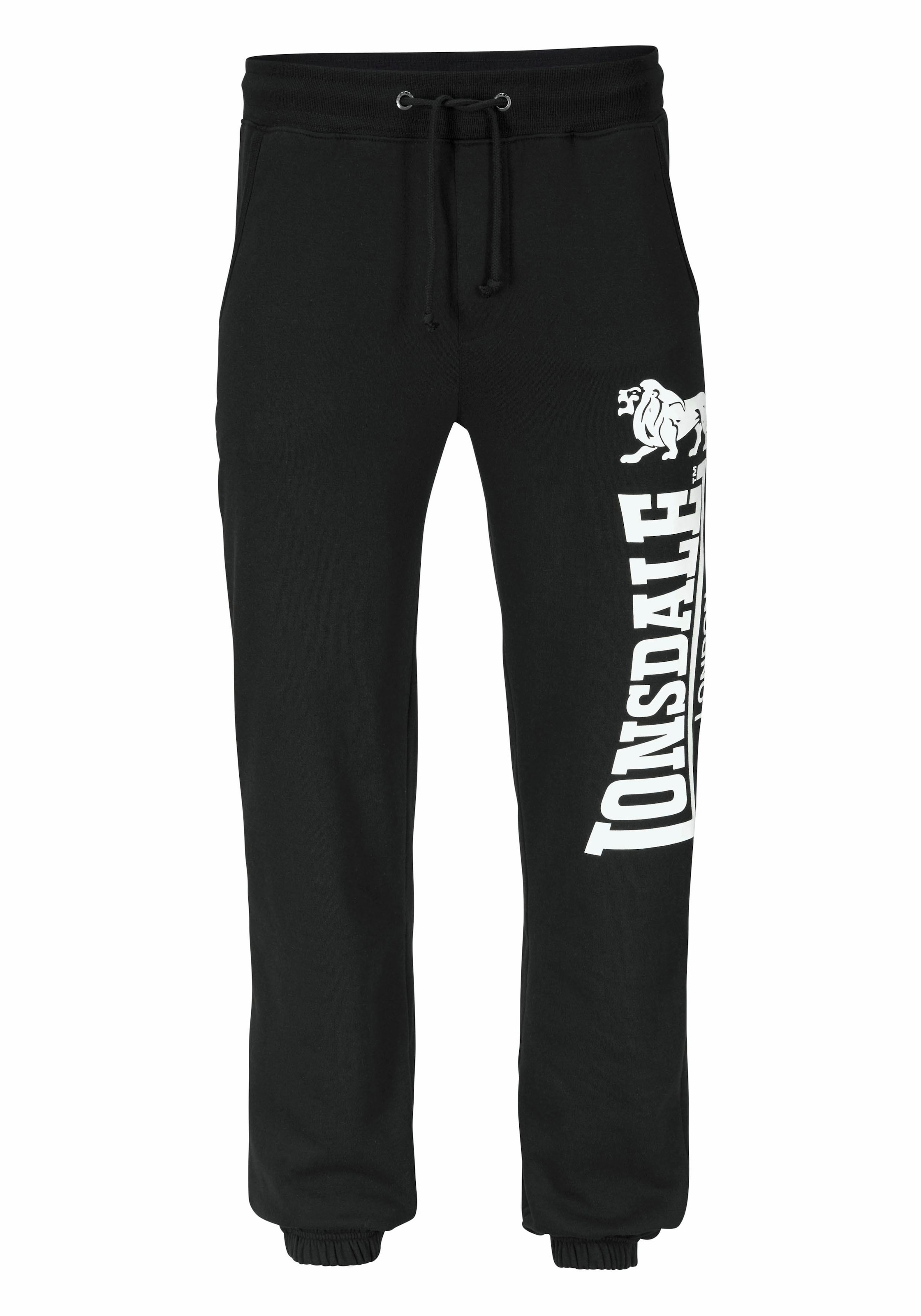 Lonsdale Jogginghose »Men Pants "OCKLE"«, Schmale Passform, atmungsaktiv & 100% Baumwolle