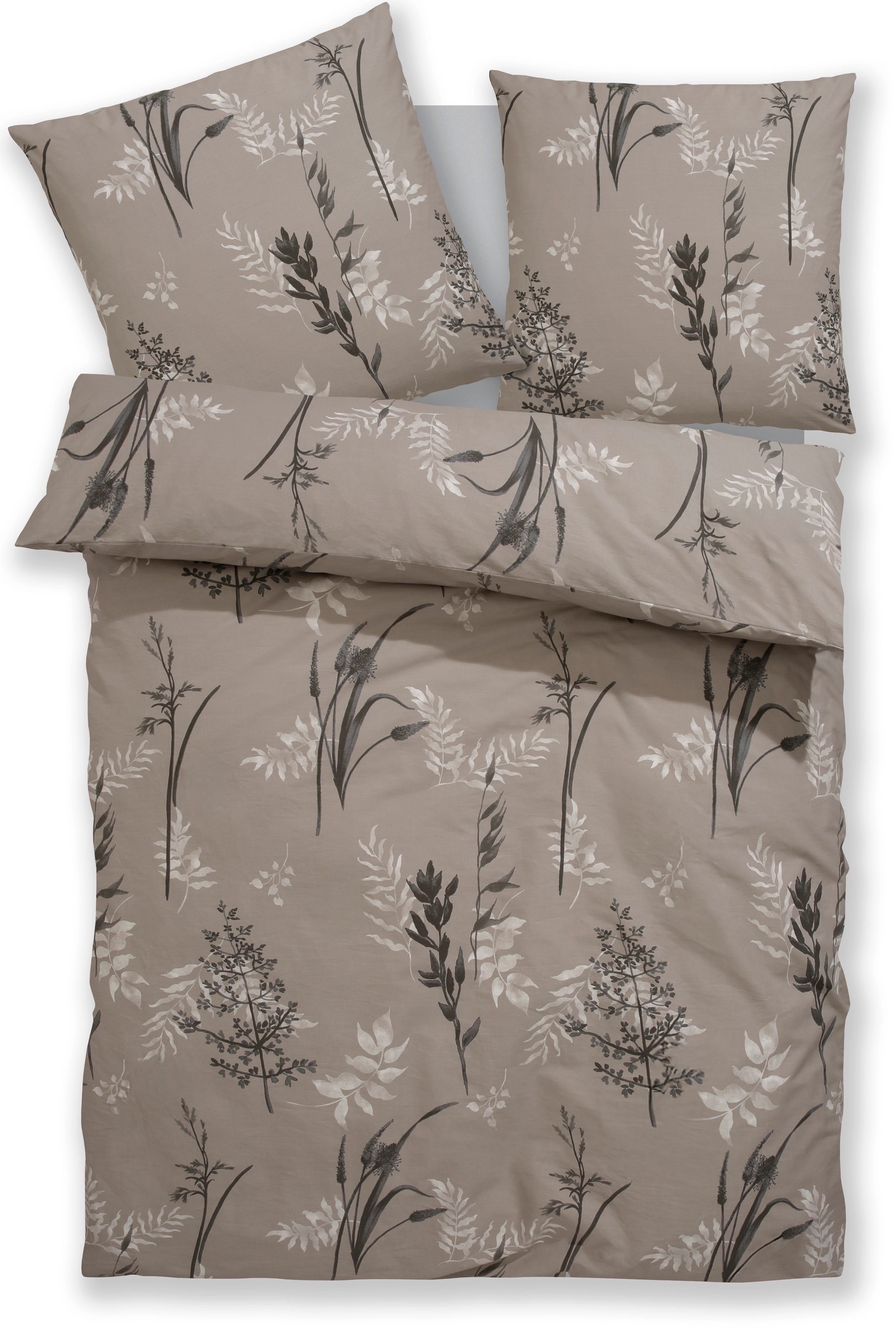 BIERBAUM Bettwäsche "Hellena" 2 Stk. in Gr. 135x200 oder 155x220 cm, 100% B günstig online kaufen