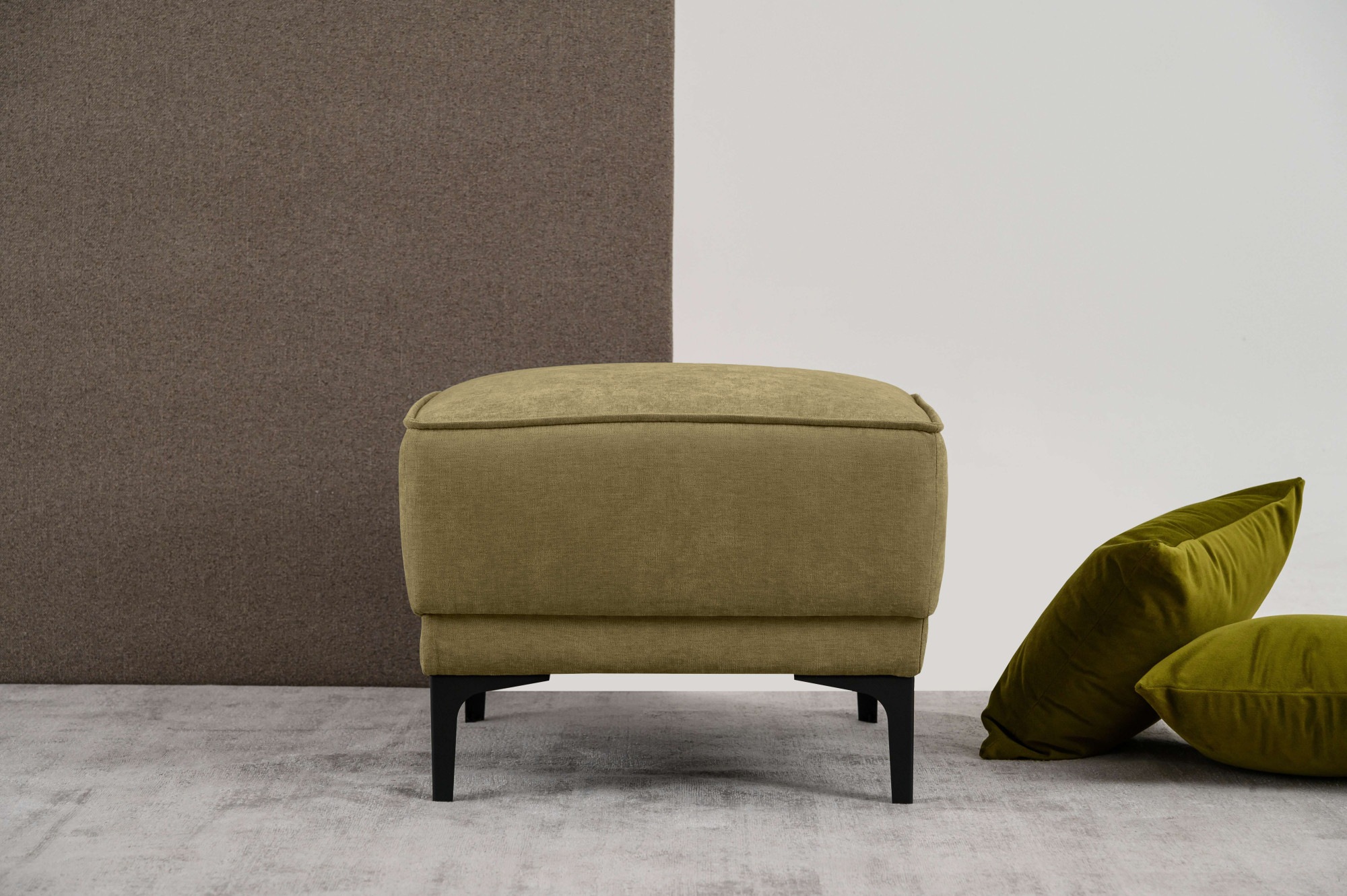 OTTO home Hocker "Oland Struktur fein Polsterhocker" passend zur Serie OLAND