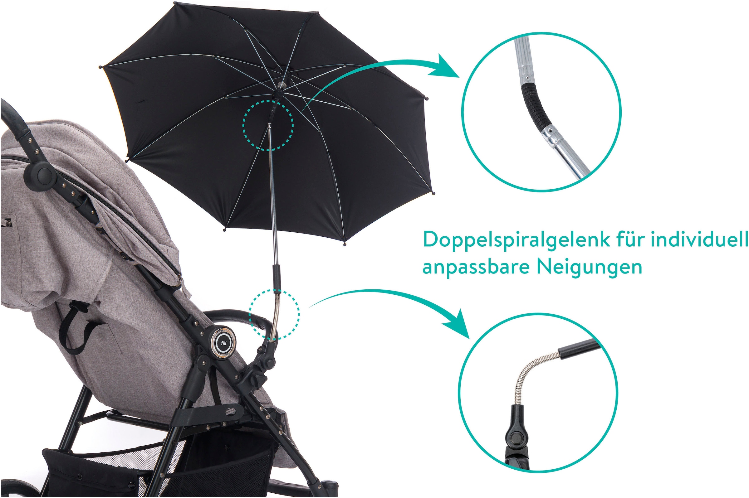 Fillikid Kinderwagenschirm »Style«