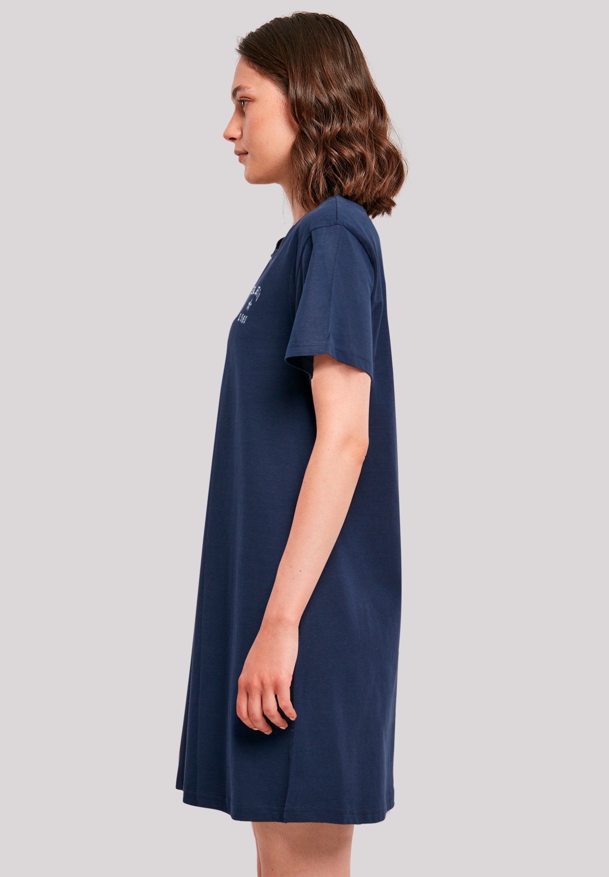 F4NT4STIC Shirtkleid »Paris 1980 Bestickt«, Premium Qualität