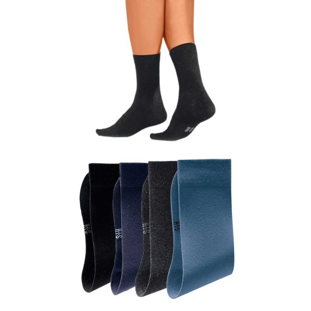 H.I.S Basicsocken, (4 Paar)