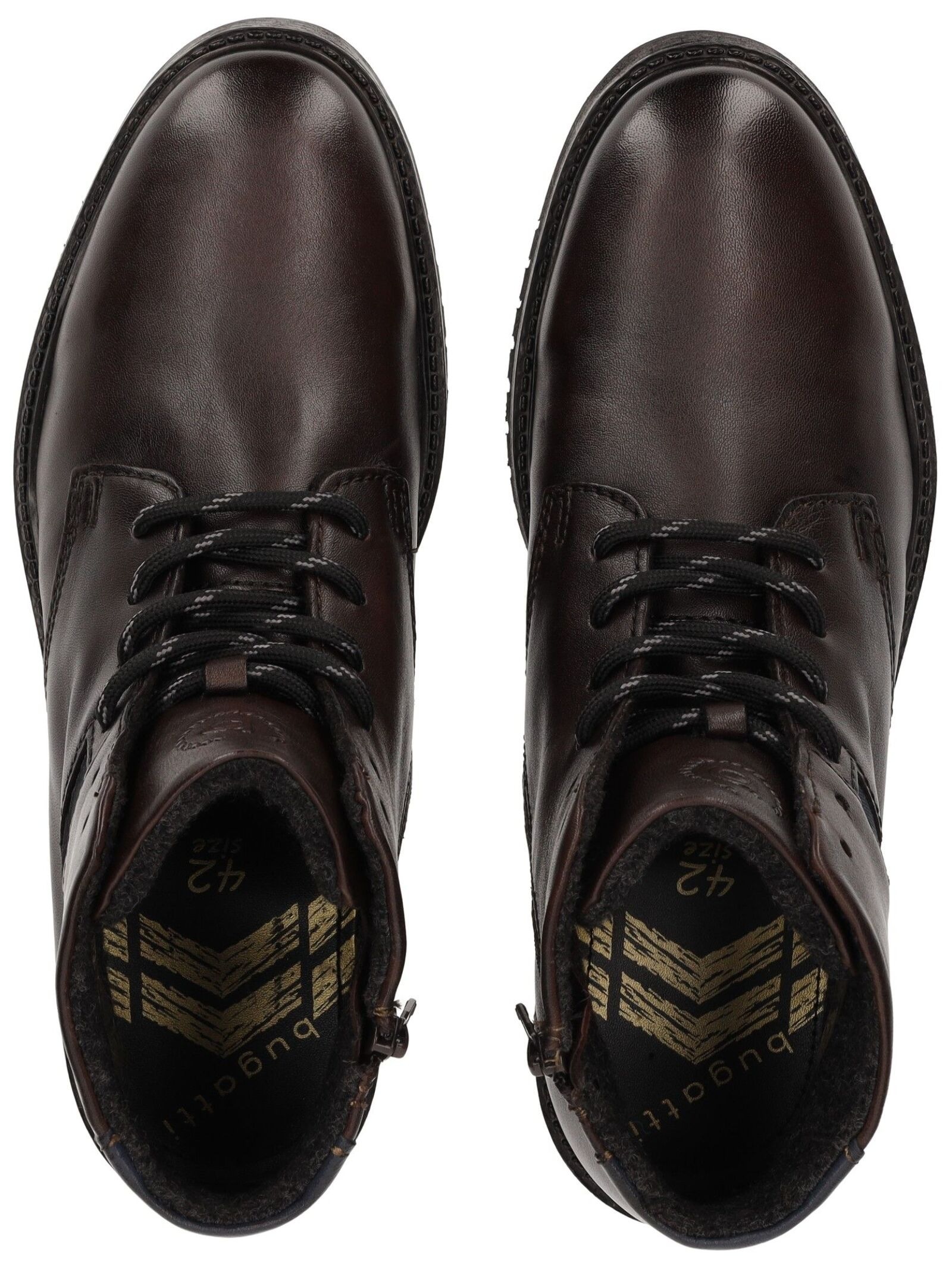 bugatti Schnürstiefelette »bugatti Stiefelette Nappaleder«