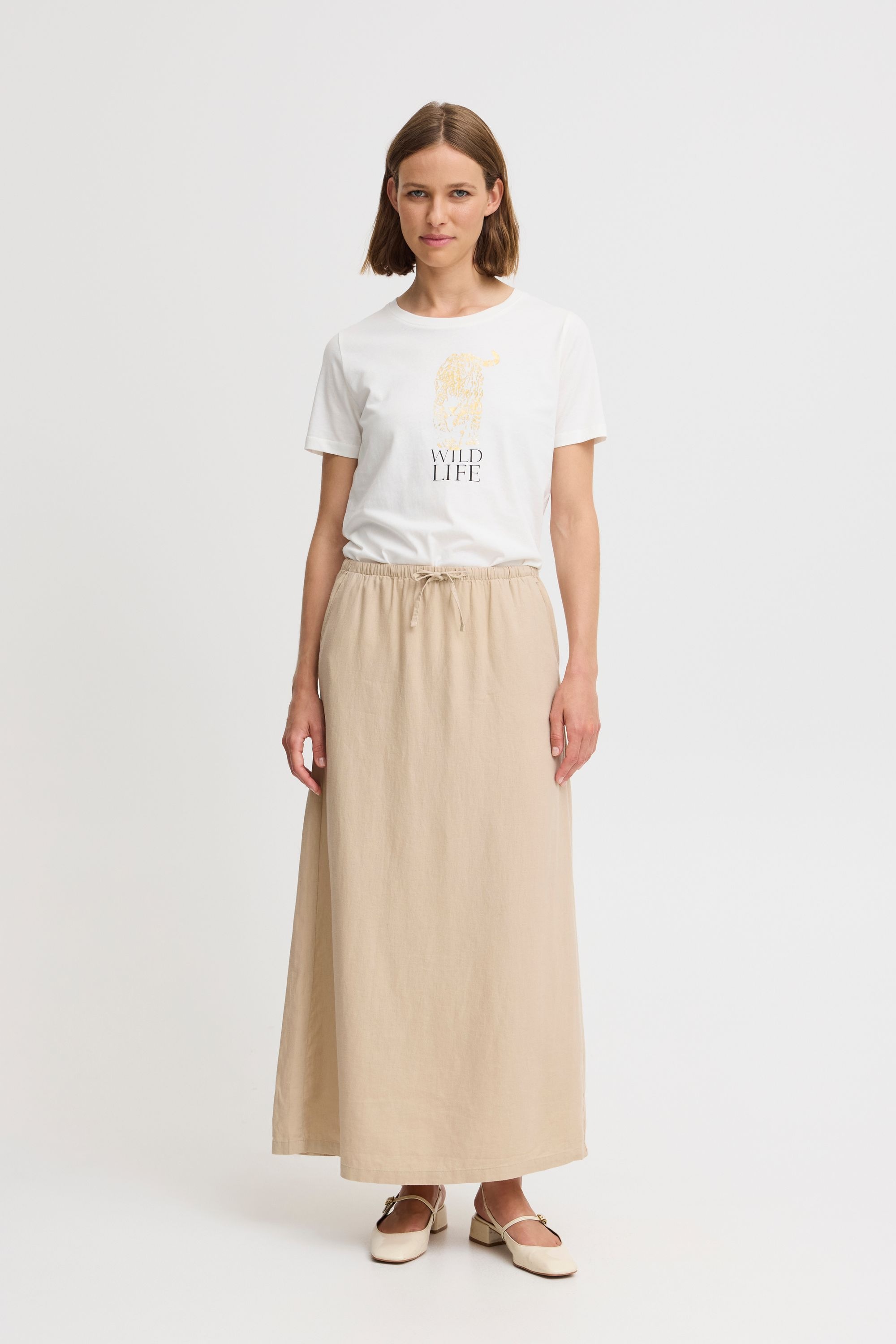 b.young Rundhalsshirt »Rundhalsshirt BYSOBBE TIGER«