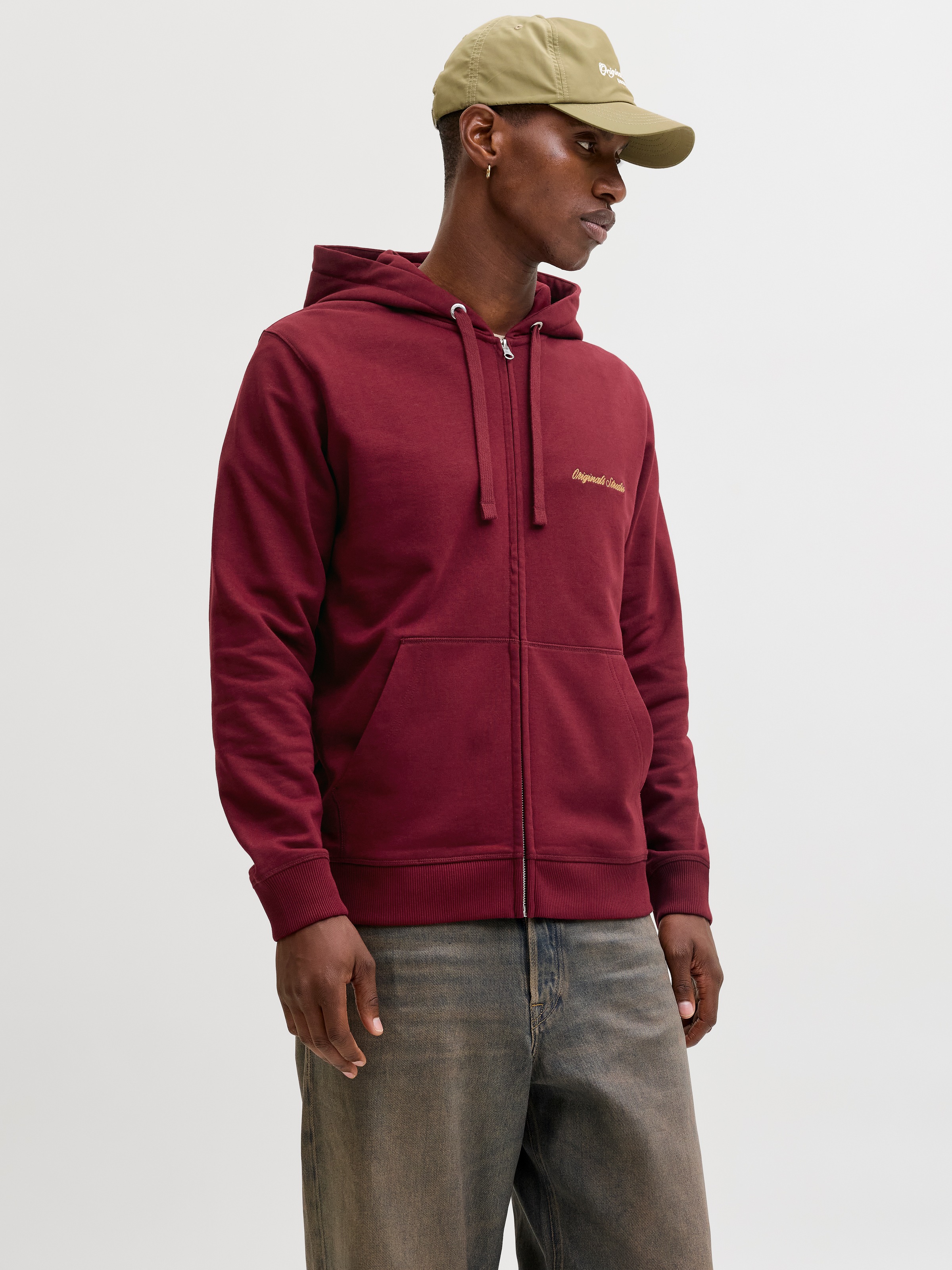 Jack & Jones Kapuzensweatshirt "JORNORREBRO EMB SWEAT ZIP HOOD NOOS", mit S günstig online kaufen