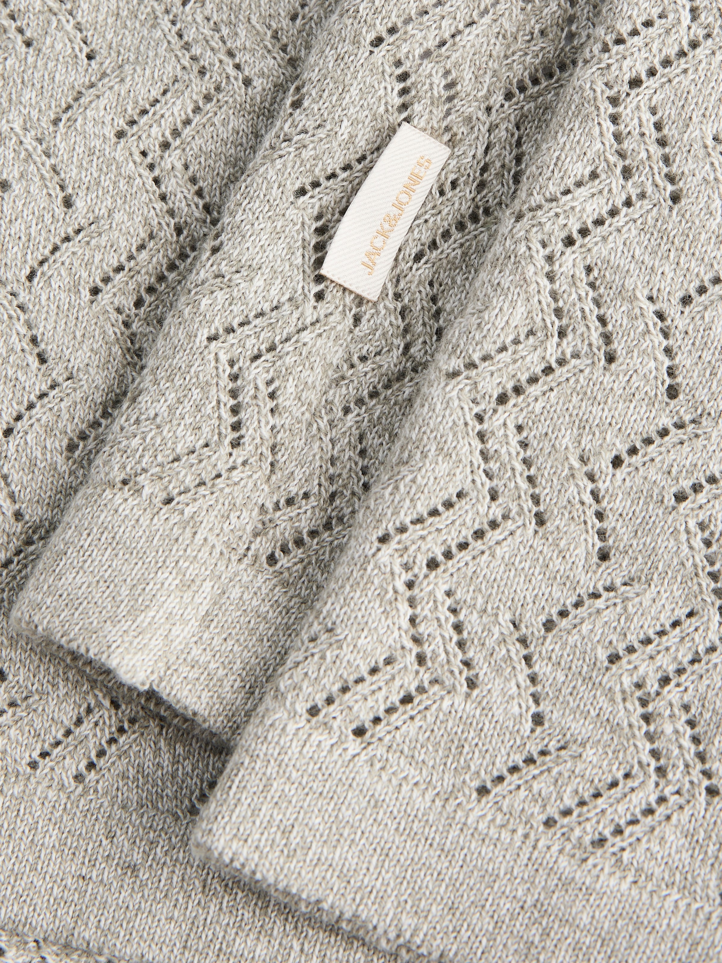 Jack & Jones Polokragenpullover »JORTYLER KNIT SS SPLIT NECK POLO SN« Baumwollmischung, regular fit