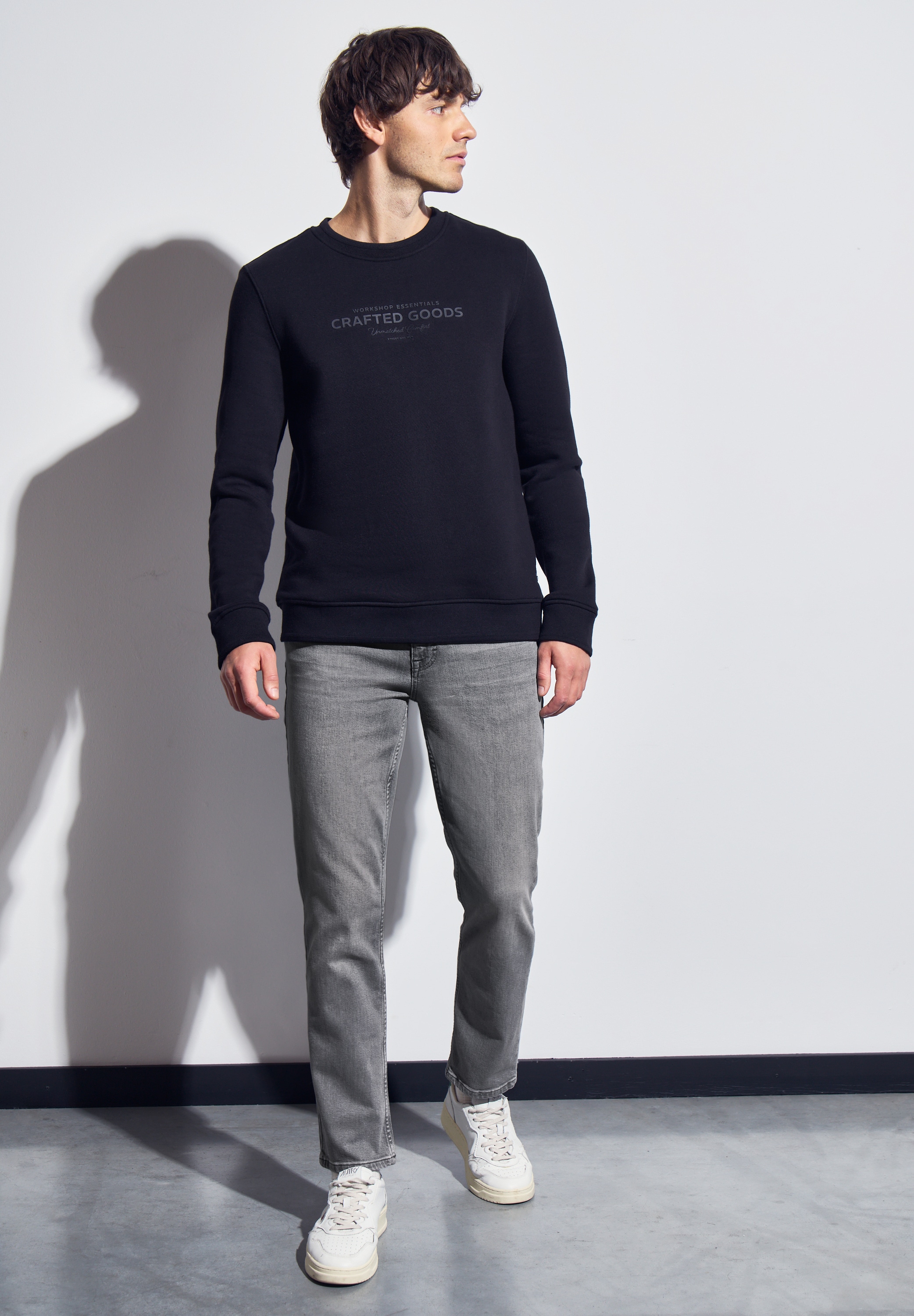 STREET ONE MEN Slim-fit-Jeans, aus Baumwolle mit Stretchanteil