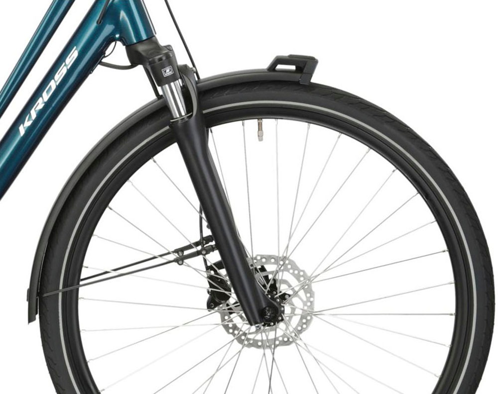 Kross E-Bike »E-Citybike Sentio Hybrid 5.0 28 Zoll blau«, 7 Gang, Shimano, NEXUS, Mittelmotor 250 W