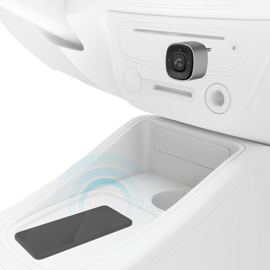 Hama Bluetooth-Adapter »Bluetooth®-Receiver für Kfz, 3,5-mm-Stecker u. Ladegerät«
