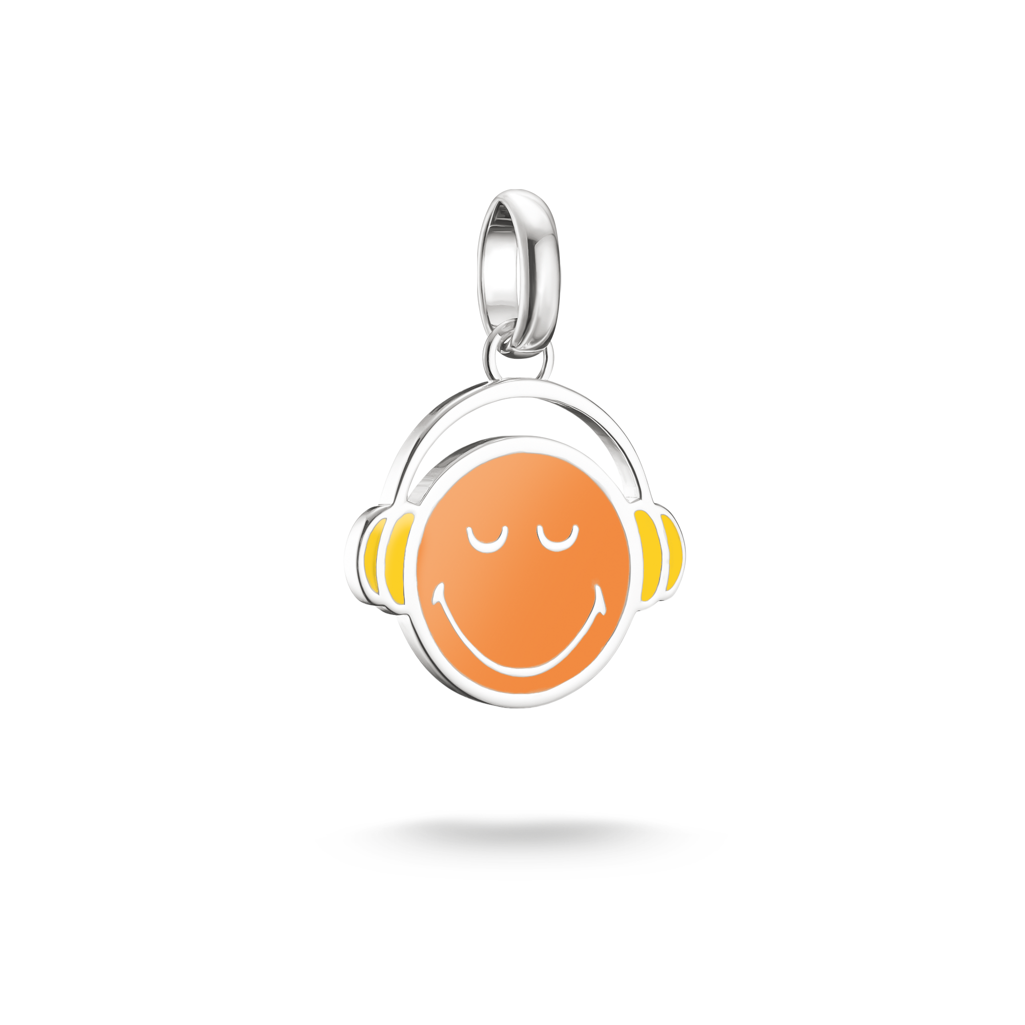 THOMAS SABO Damen Charm-Einhänger "SMILEYWORLDHeadphones Charm - Connect", silber, Silber 925 (recycelt), Charms