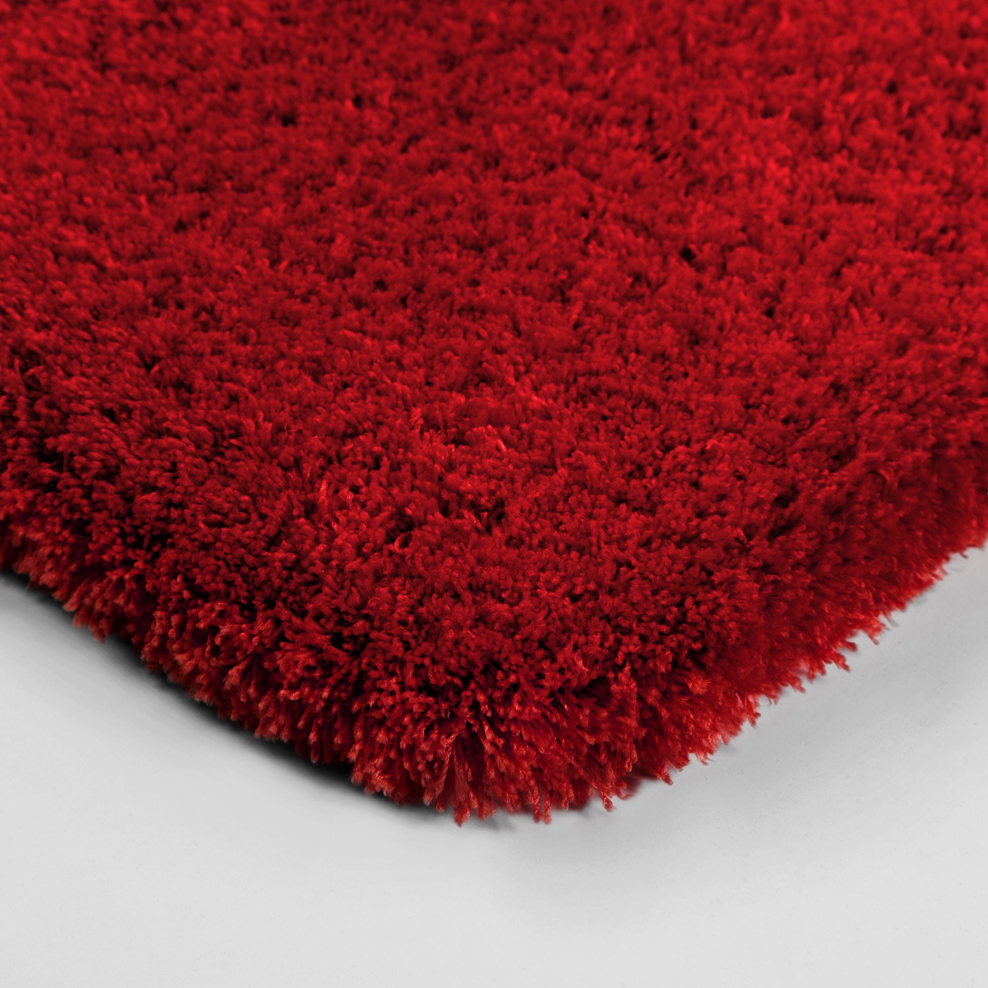 my home Badematte »Kaarin«, rutschhemmend beschichtet, schnell trocknend, Badteppich, getuftet, flauschig, hochflor, große Farbauswahl